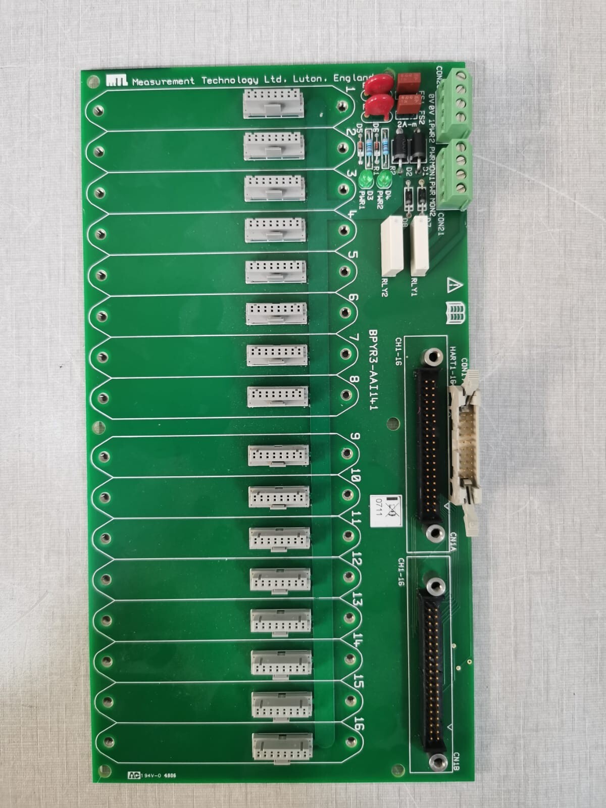 BPYR3-AAI141 Measurement Technology LTD. PCB Board
