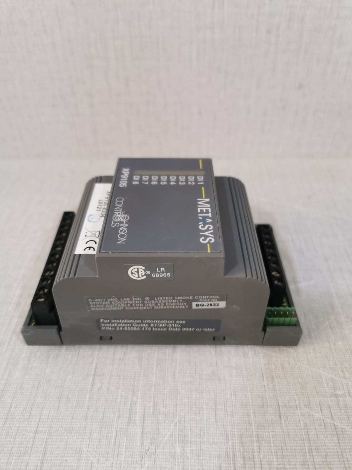 Johnson Controls XP 9105-8304 Johnson Controls Metasys XP 9105-8304 / XP9105 Extension Module 6