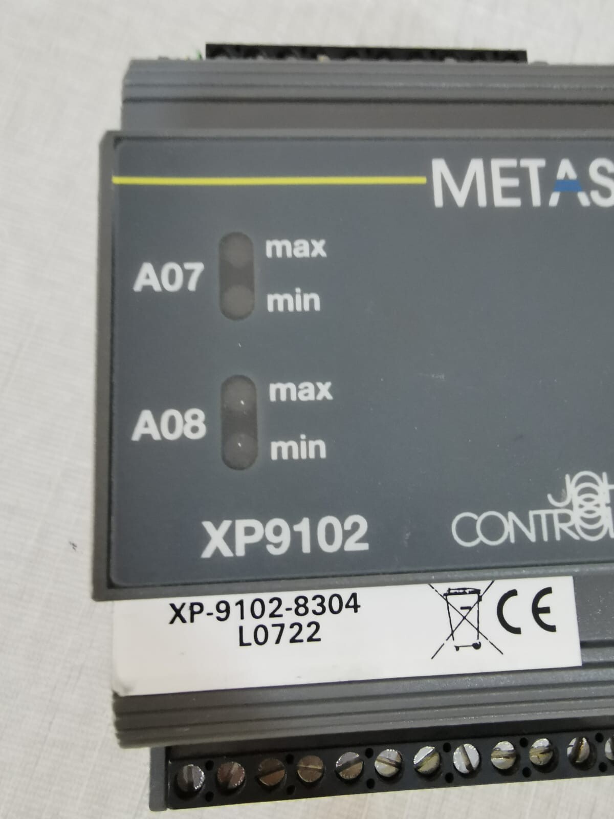 Johnson Controls XP-9102-8304 Johnson Controls Metasys XP-9102-8304 Extension Module XP9102 2