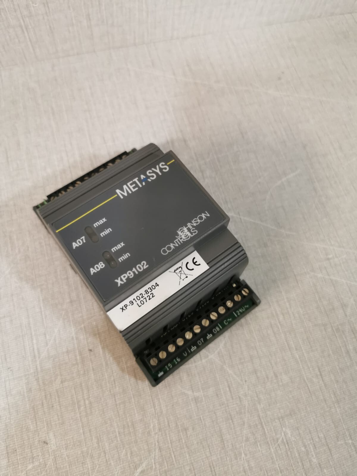 Johnson Controls XP-9102-8304 Johnson Controls Metasys XP-9102-8304 Extension Module XP9102 5
