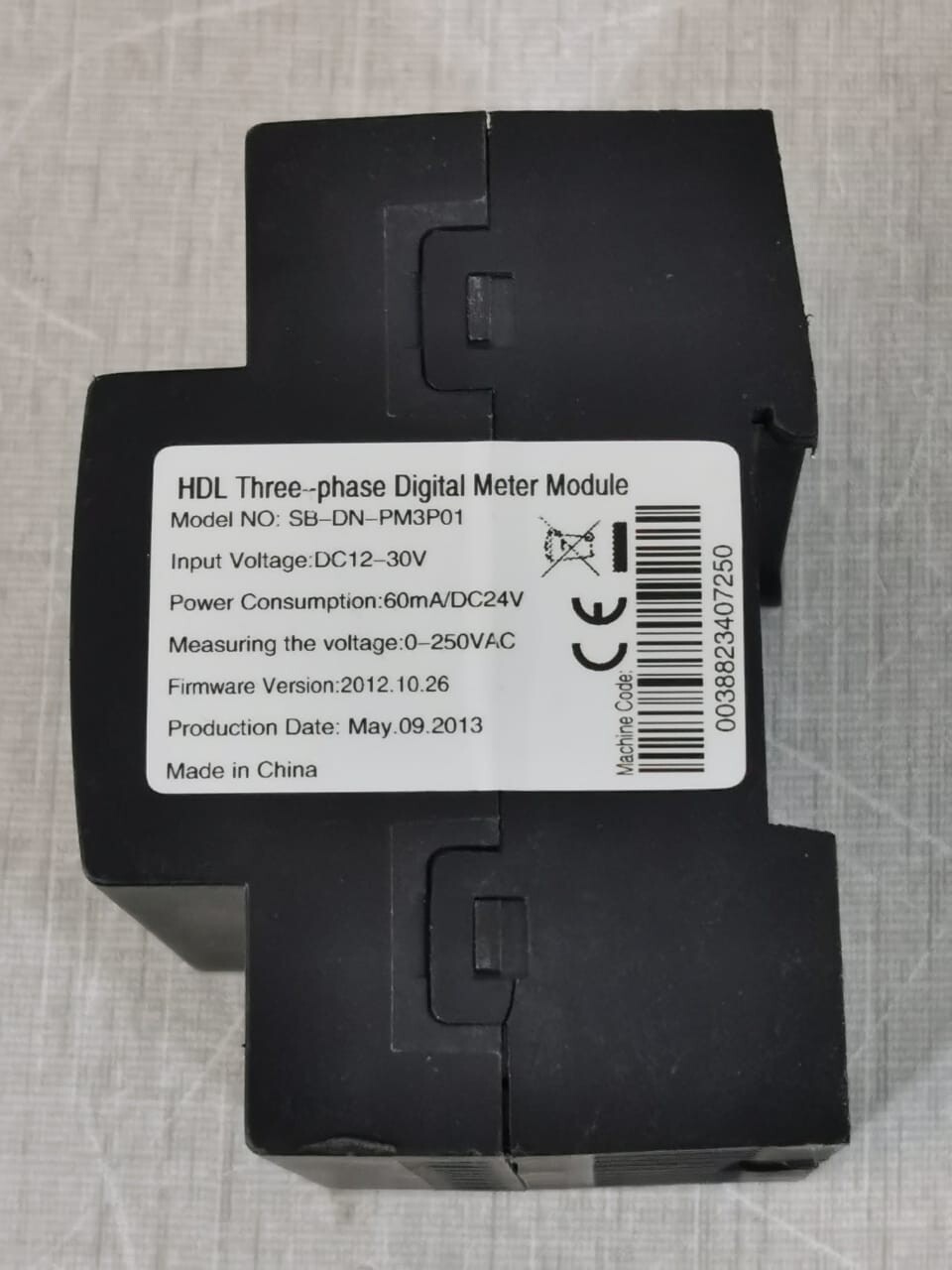 HDL SB-DN-PM3P01 HDL MPM3P01.231 HDL SB-DN-PM3P01 F/W VER.2012.10.26 3 PHASE DIGITAL METER MODULE 2