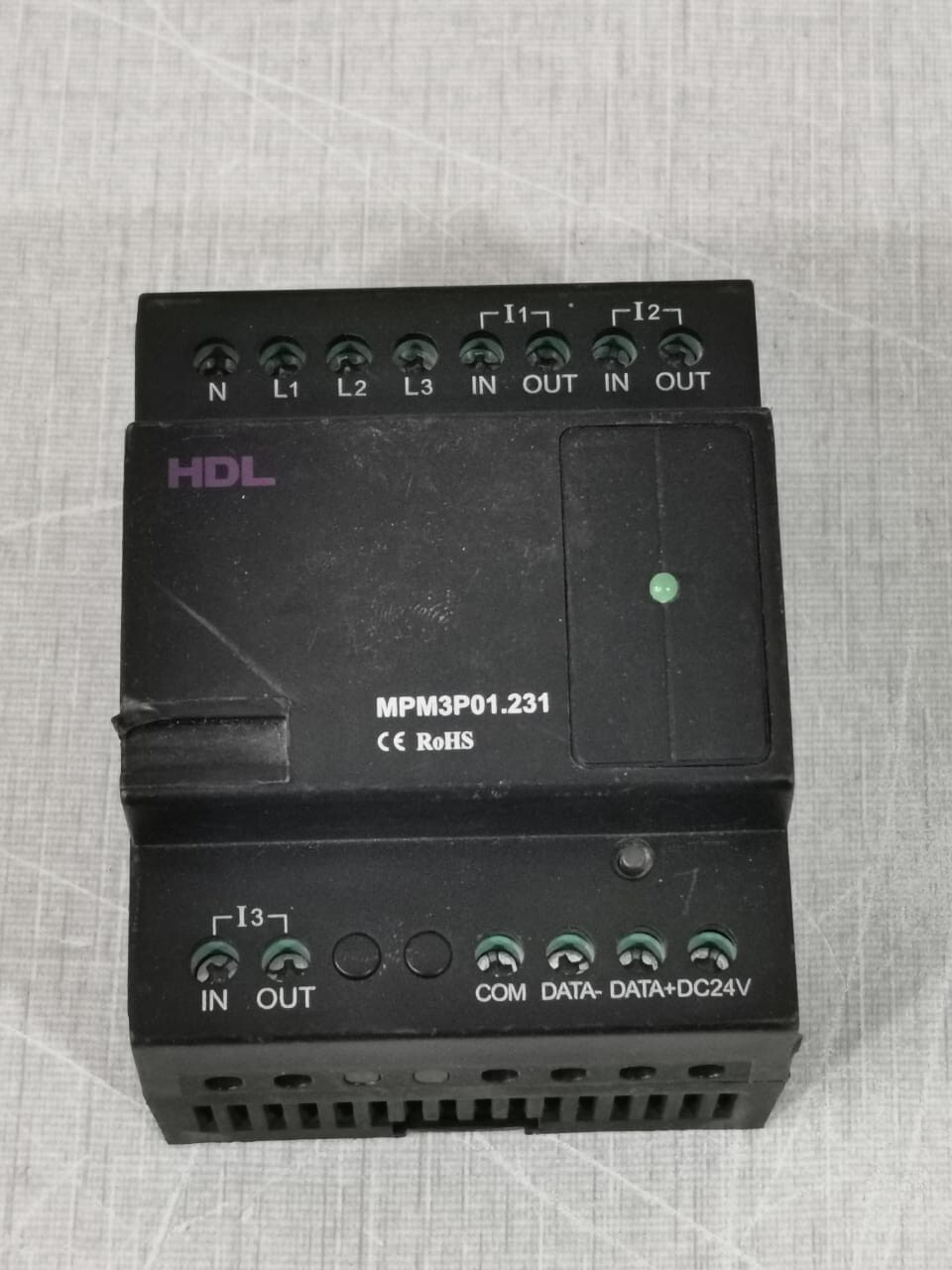 HDL MPM3P01.231 HDL SB-DN-PM3P01 F/W VER.2012.10.26 3 PHASE DIGITAL METER MODULE