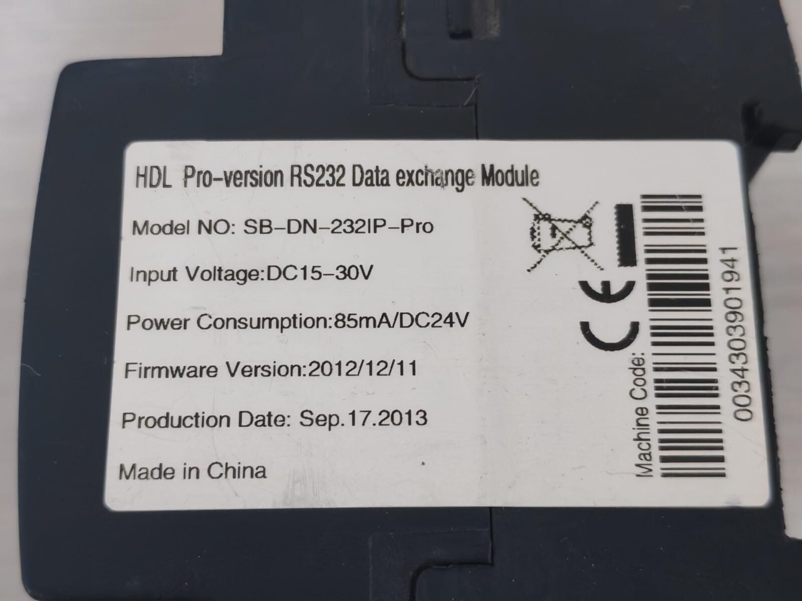 HDL SB-DN-232IP-Pro HDL SB-DN-232IP-PRO HDL PRO-VER. RS232 DATA EXCHANGE MODULE F/W VER.2012/12/11 9