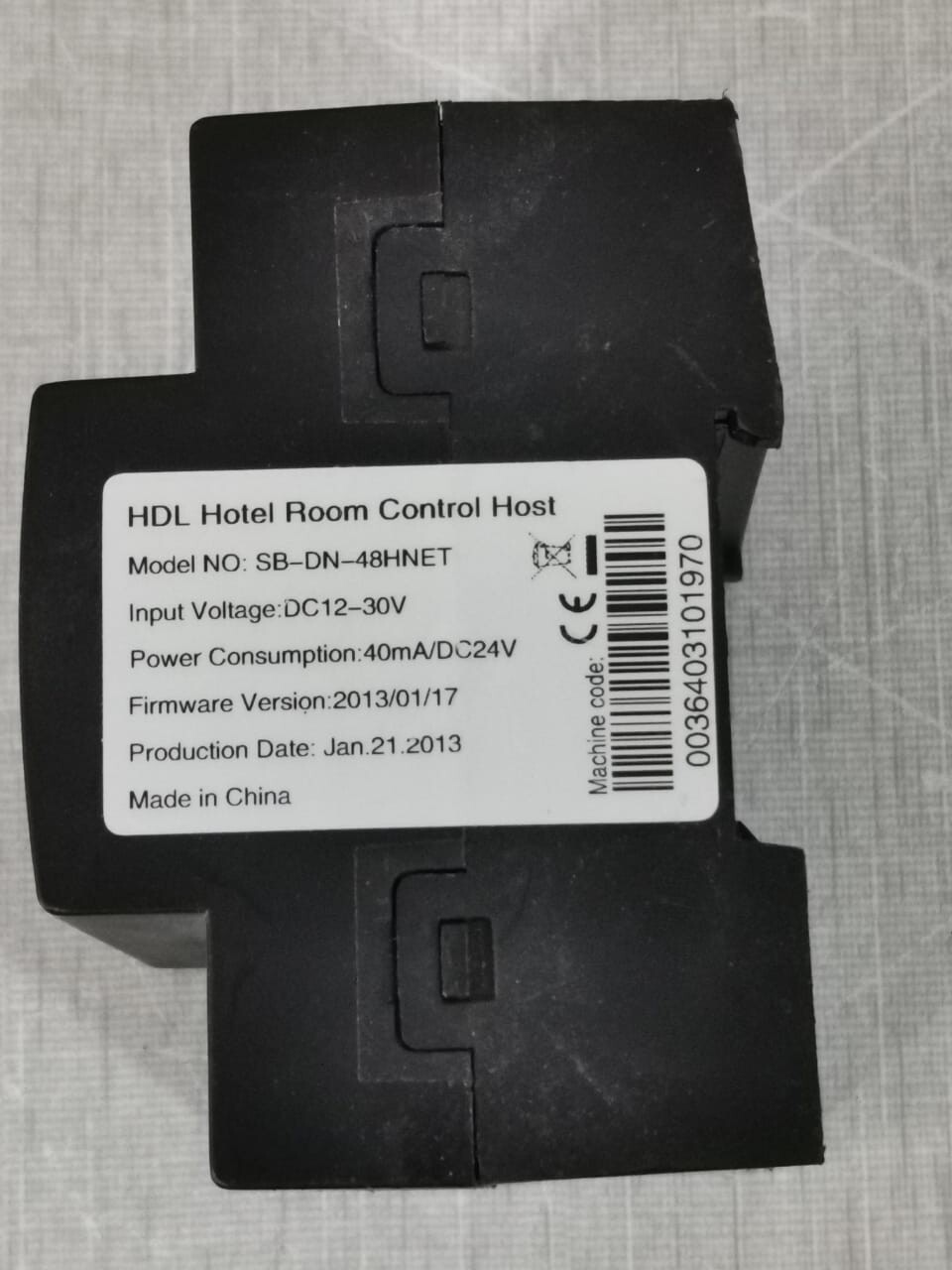 HDL SB-DN-48HNET HDL SB-DN-48HNET HDL F/W VER.2013/01/17 HDL HOTEL ROOM CONTROL HOST 2