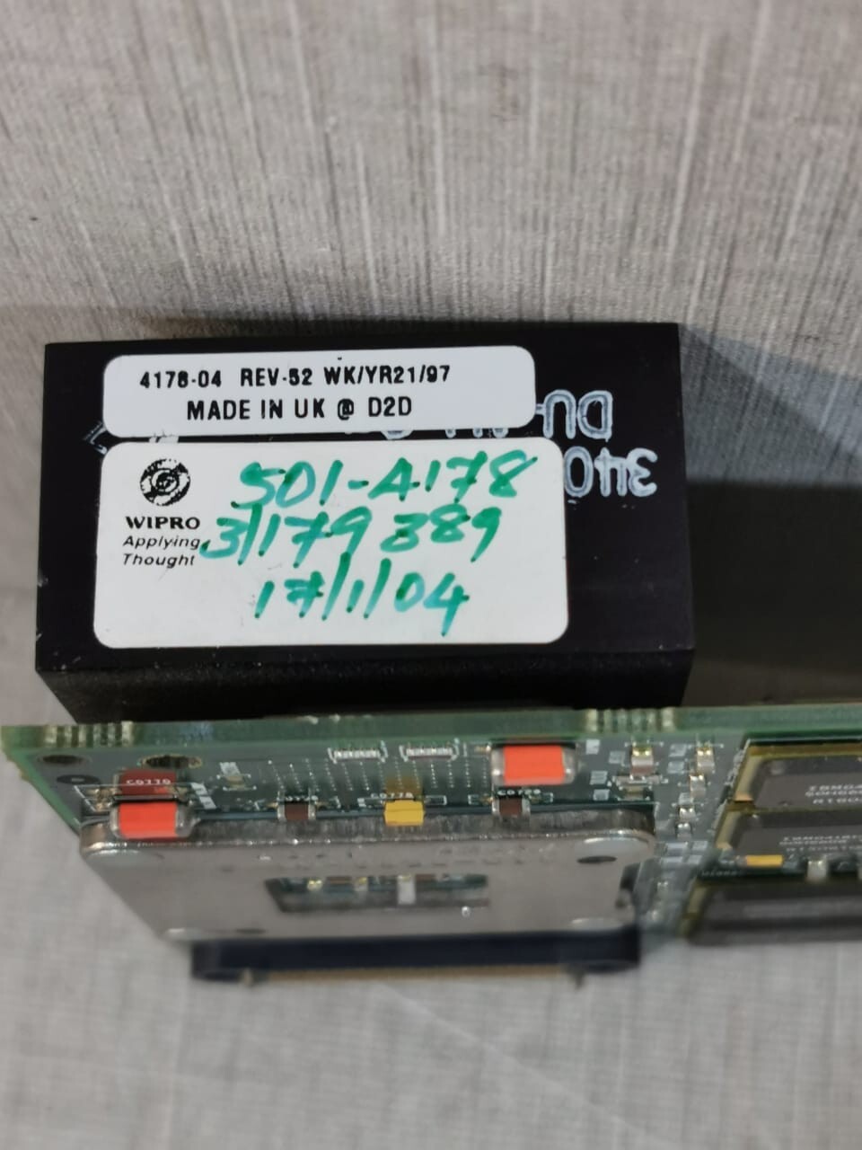 Suns Microsystem Inc. STPI08IABGA-125 with WIPRO 4178.04 Suns Microsystem Inc. STPI08IABGA-125 with WIPRO 4178.04 Processor Board 4