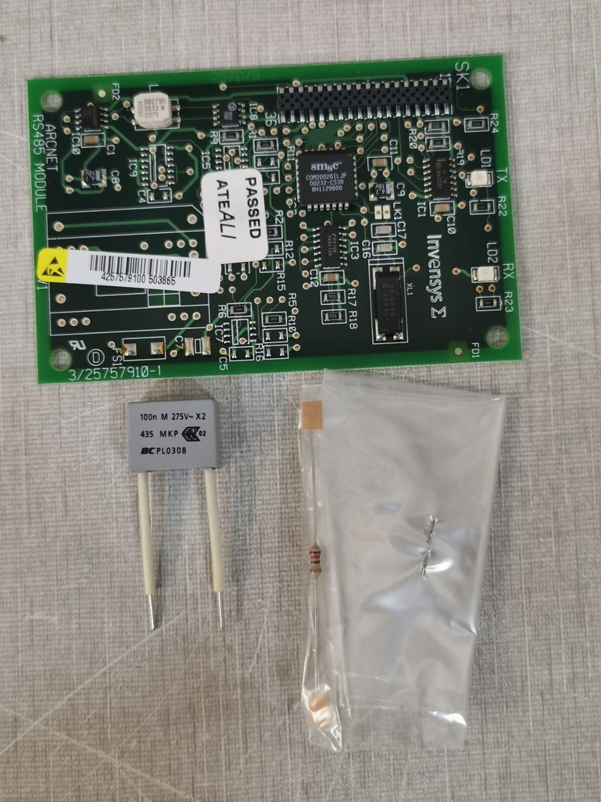 Satchwell Control Systems 3/2575910-1 Sigma Arcnet RS485 MODULE S-ARCTP-N 3/2575910-1 by Satchwell- NEW W/ FILTHY BOX 2