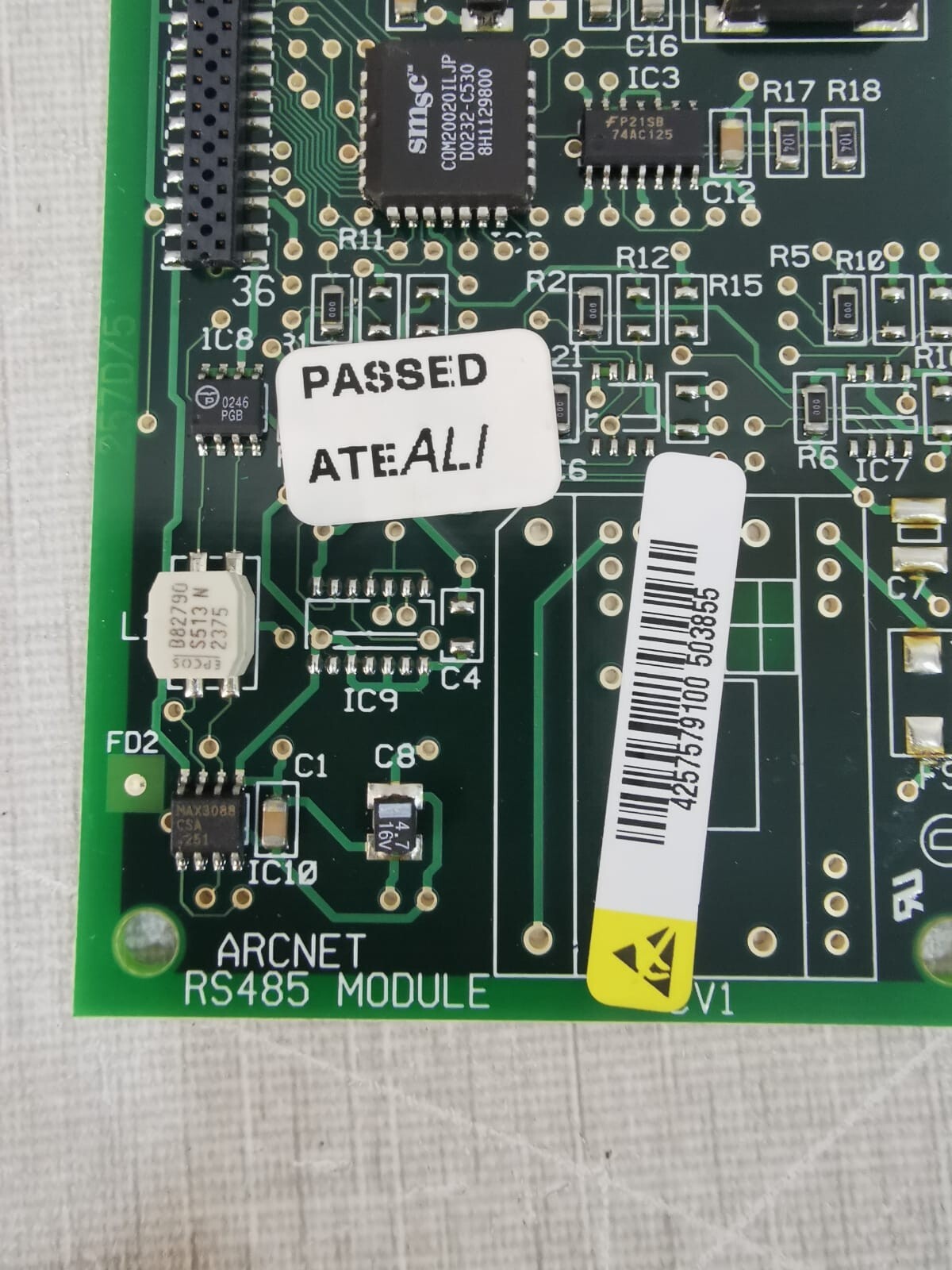 Satchwell Control Systems 3/2575910-1 Sigma Arcnet RS485 MODULE S-ARCTP-N 3/2575910-1 by Satchwell- NEW W/ FILTHY BOX 7