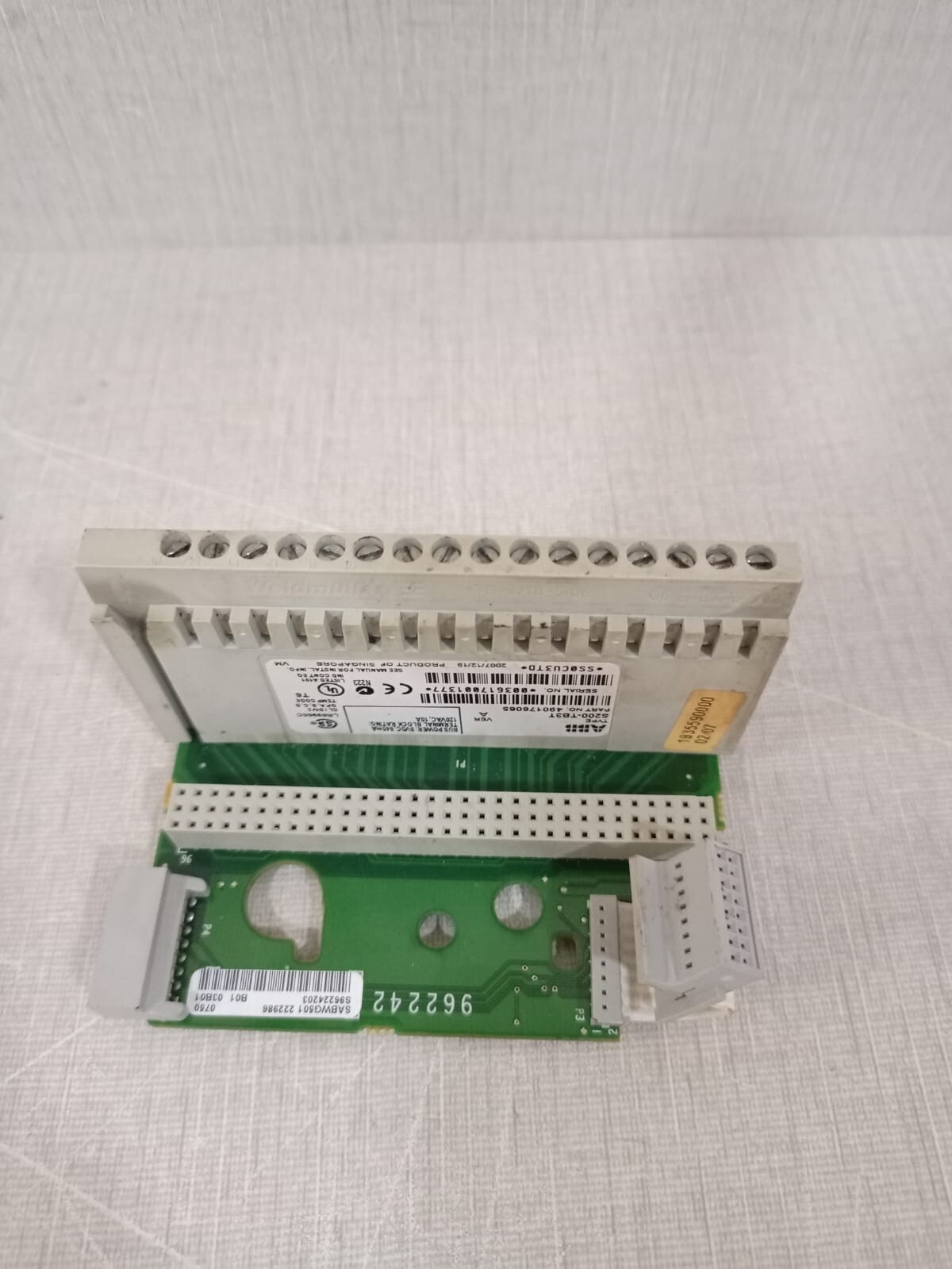 ABB Terminal Base, Type S200-TB3T, 490176065