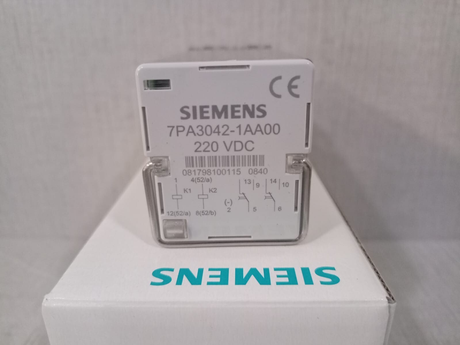 Siemens 7PA3042-1AA00 SIEMENS 7PA3042-1AA00-0 TRIP CIRCUIT SUPERVISION RELAY 2 220 V DC 3