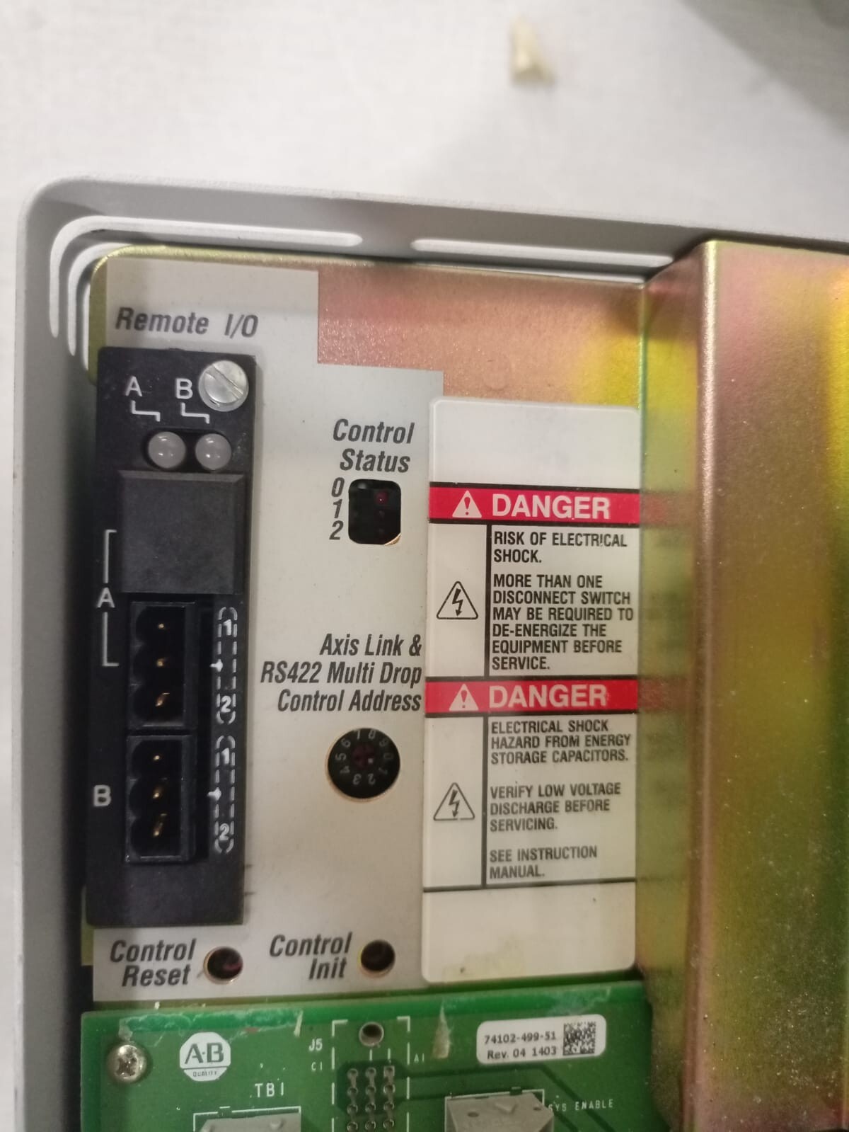 Allen-Bradley 1394 ALLEN BRADLEY BULLETIN 1394 5KW SYSTEM MODULE IMC-S SER.C F/W VER.V3.9A 4