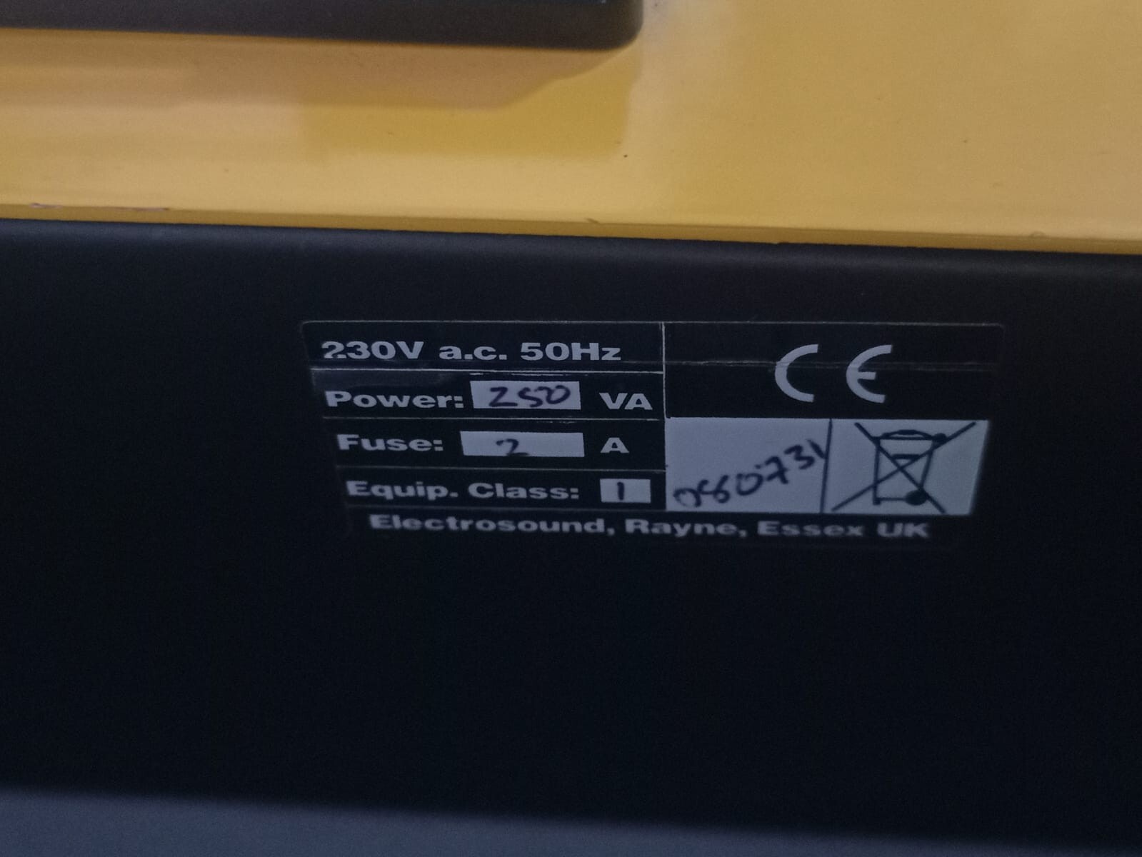 UNKNOWN PAT 5001 PAT 5001 Portable Appliance Tester 230VAC 50Hz 250VA 4