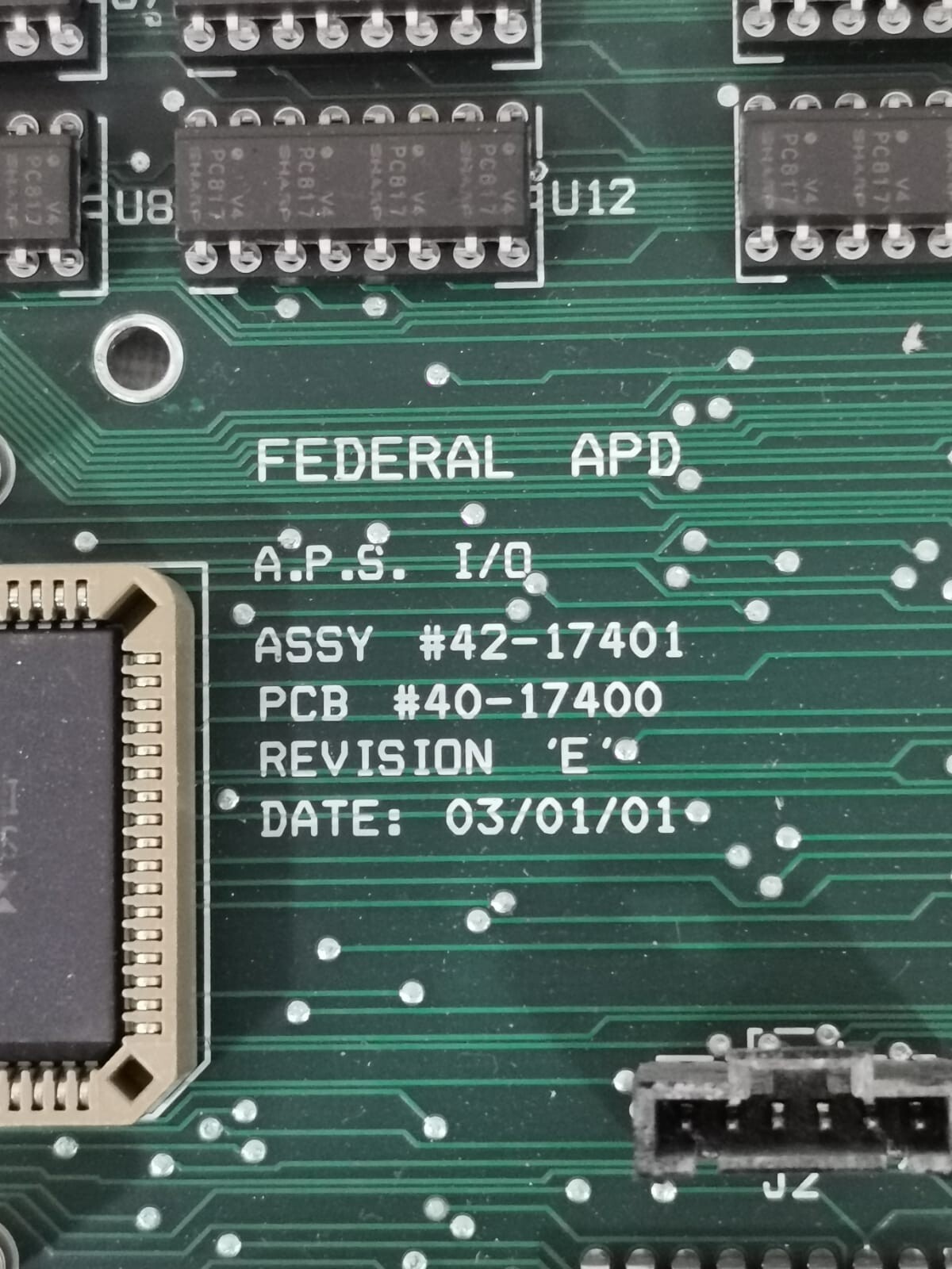 Federal APD 40-17400 Rev E Federal APD Board 40-17400 Rev E Printed Circuit Board 2