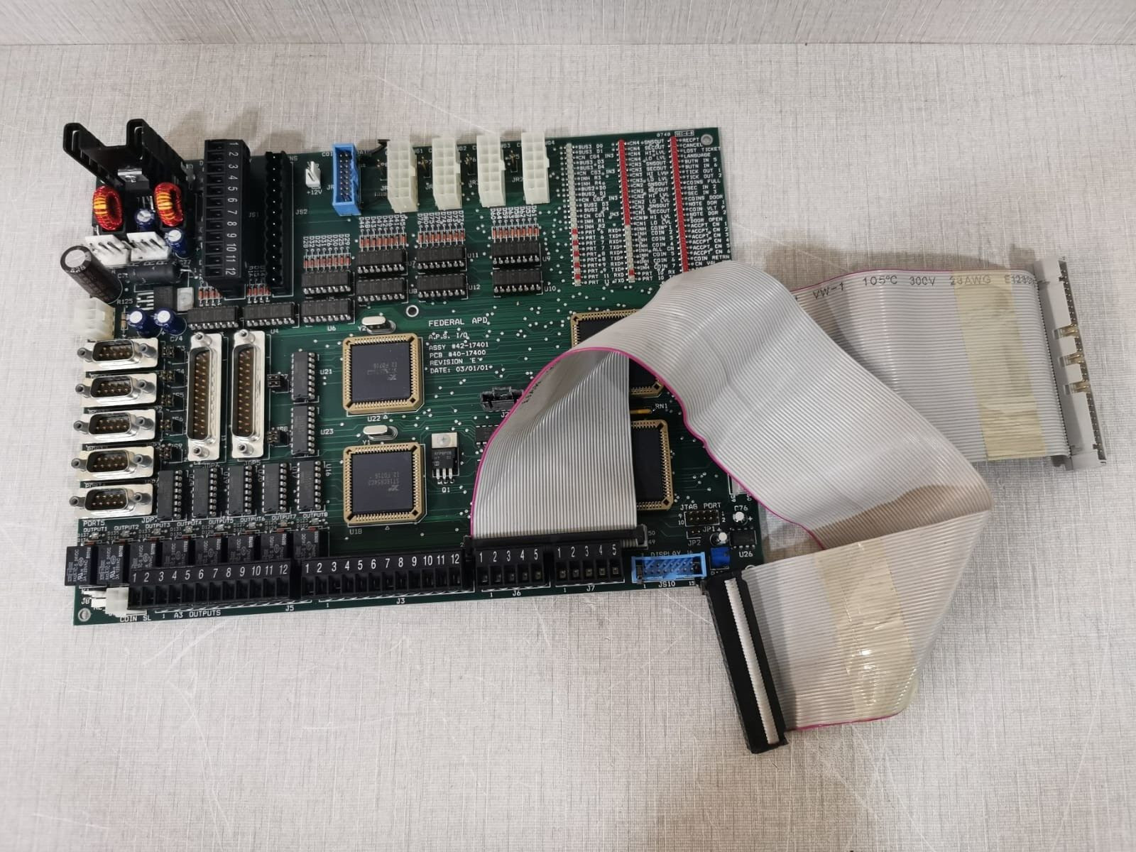 Federal APD Board 40-17400 Rev E Printed Circuit Board