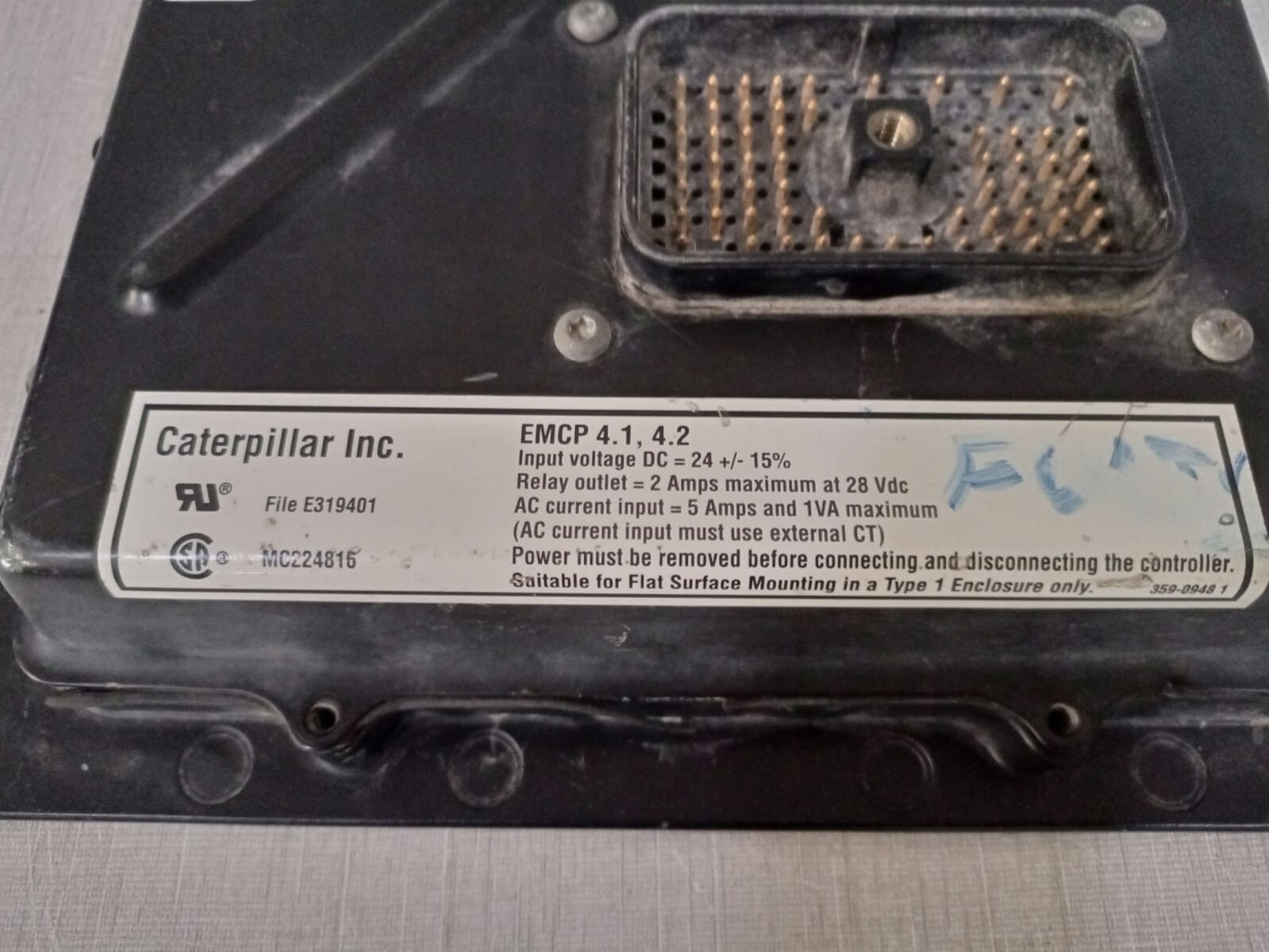 Caterpillar 351-87-57-01 Caterpillar EMCP 4.1 P/N 351-87-57-01 EMCP 4.1, 4.2 6