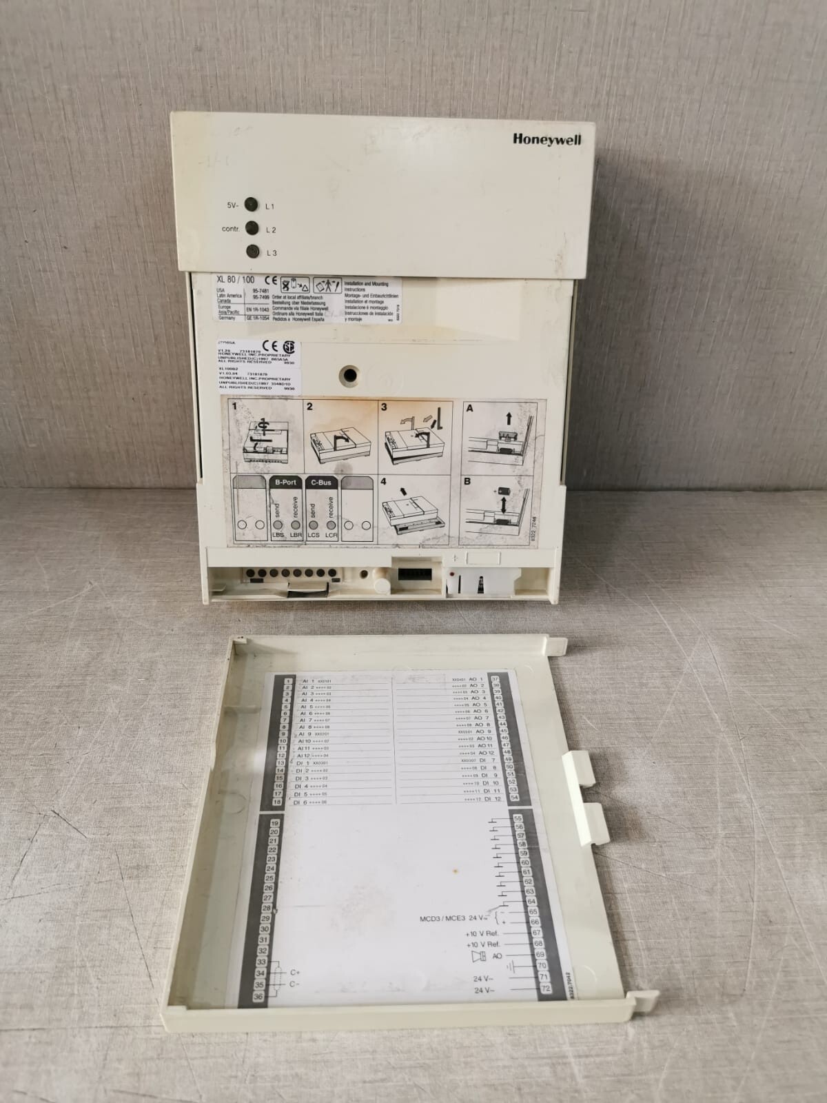 Honeywell XL-100 Honeywell XL 100 B2, XD505 A, Excel 100 B2 Module Controller 2
