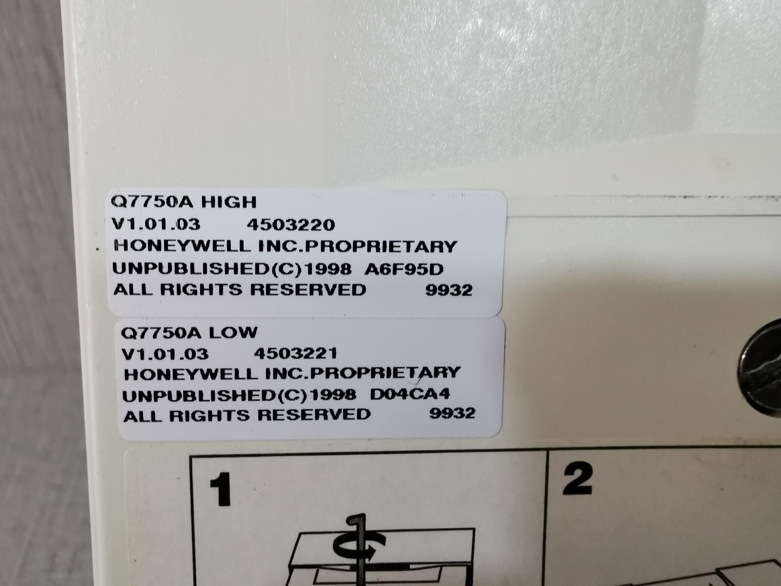 Honeywell Q7750A2003/Q7750A Honeywell Q7750A2003/Q7750A Controller 5