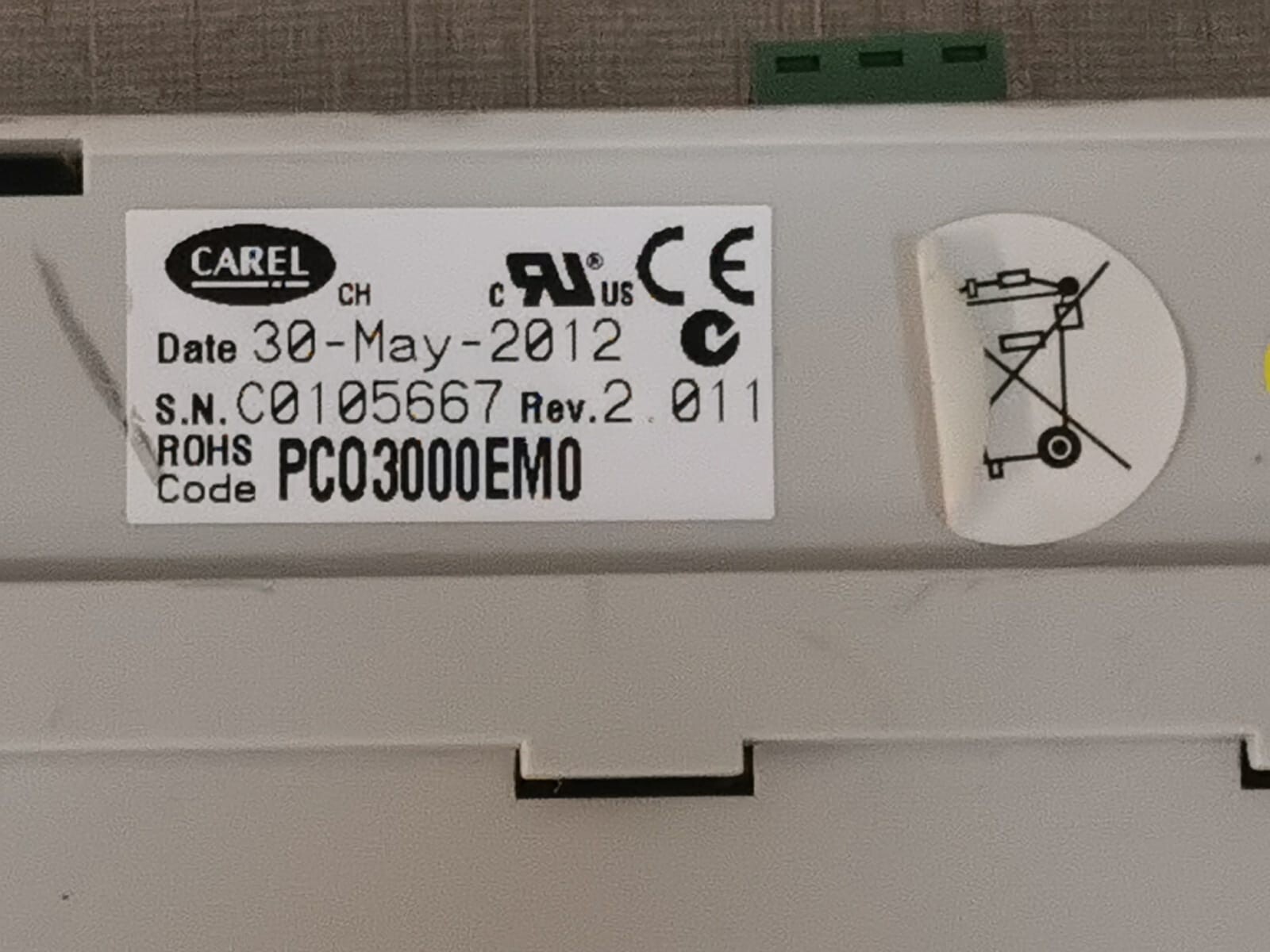 CAREL PCO3000EM0 Carel PCO3000EM0 Programmable Controller 2