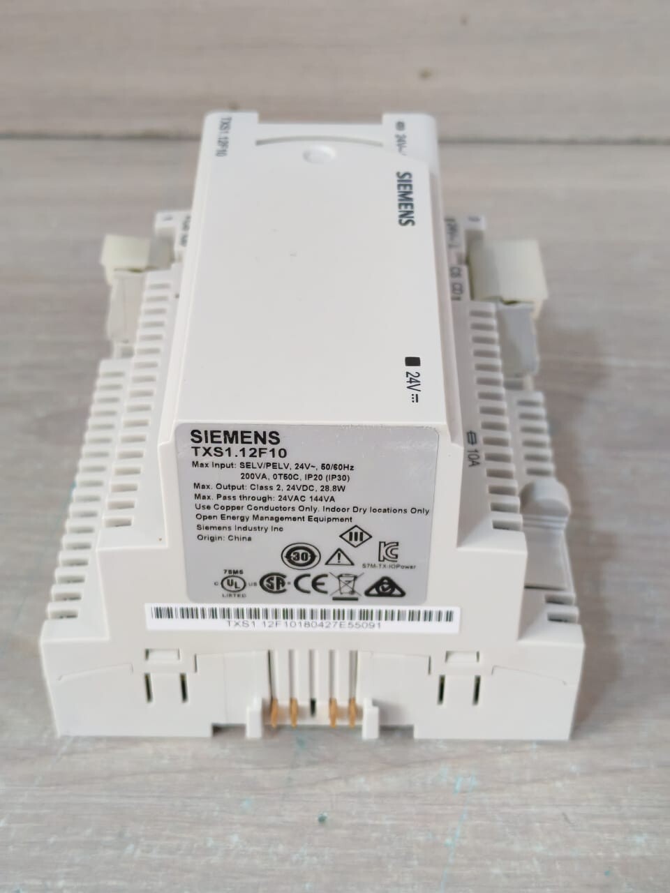 Siemens TXS1.12F10 Siemens TXS1.12F10 Power Supply 24V 8