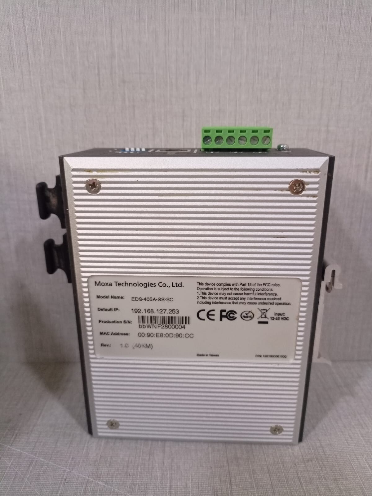 Moxa EDS-405A-SS-SC MOXA EtherDevice Switch EDS-405A-SS-SC 4