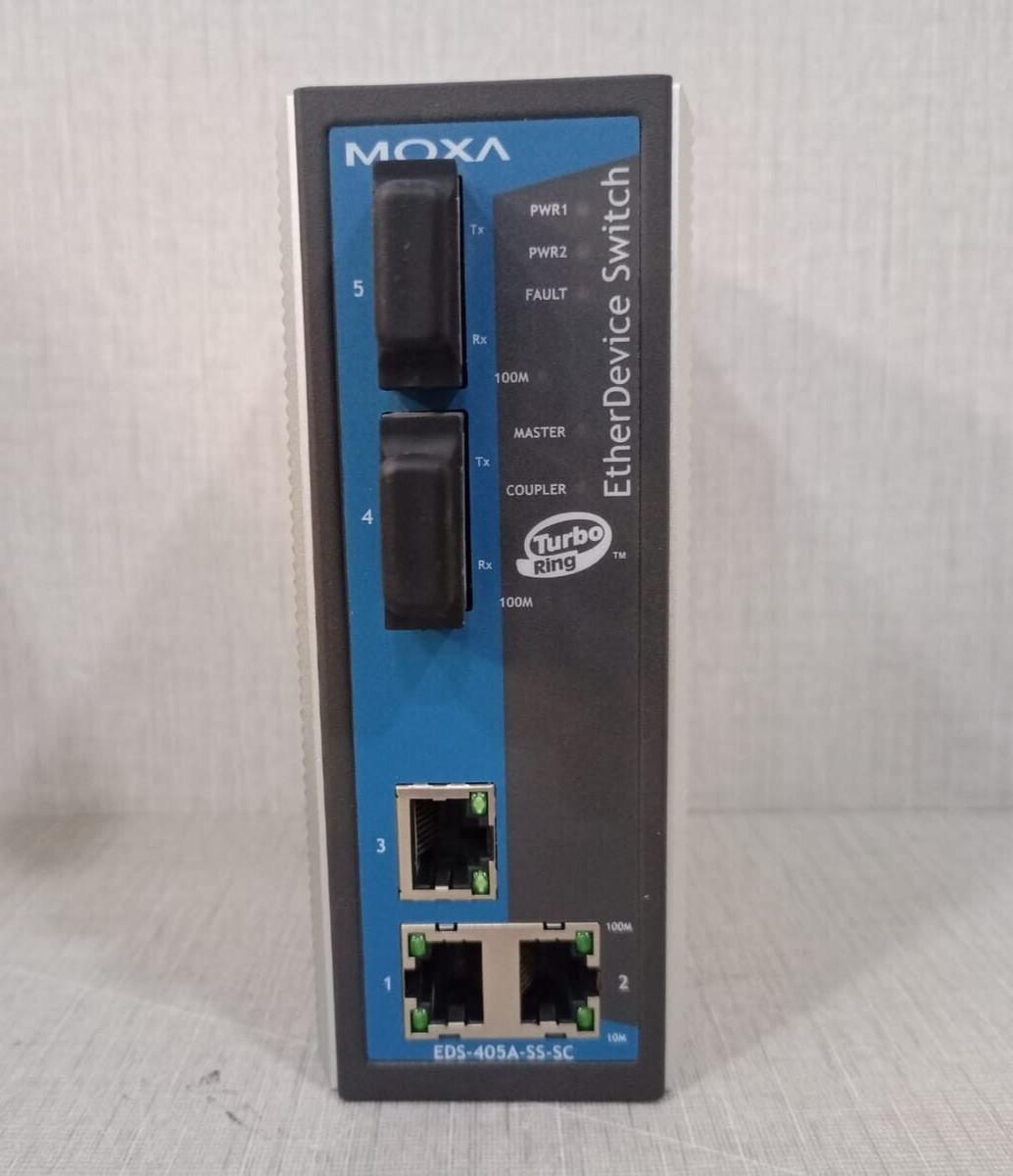 MOXA EtherDevice Switch EDS-405A-SS-SC
