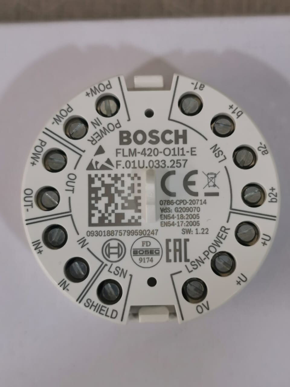 Bosch FLM-420-01I1E BOSCH FLM-420-01I1E MAT/N; F01U033527 Output-input Interface Module 3