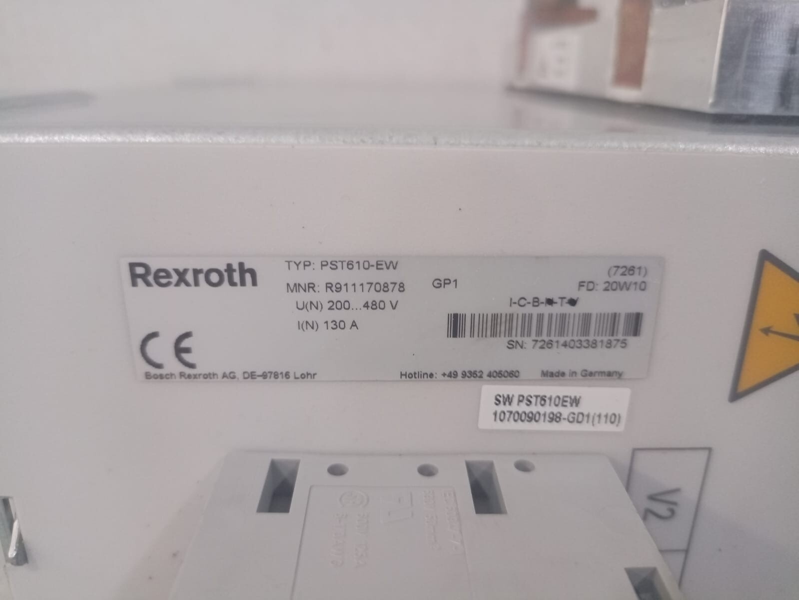 Bosch Rexroth PST610-EW REXROTH PST610E PST610-EW AC WELDING CONTROLLER 5
