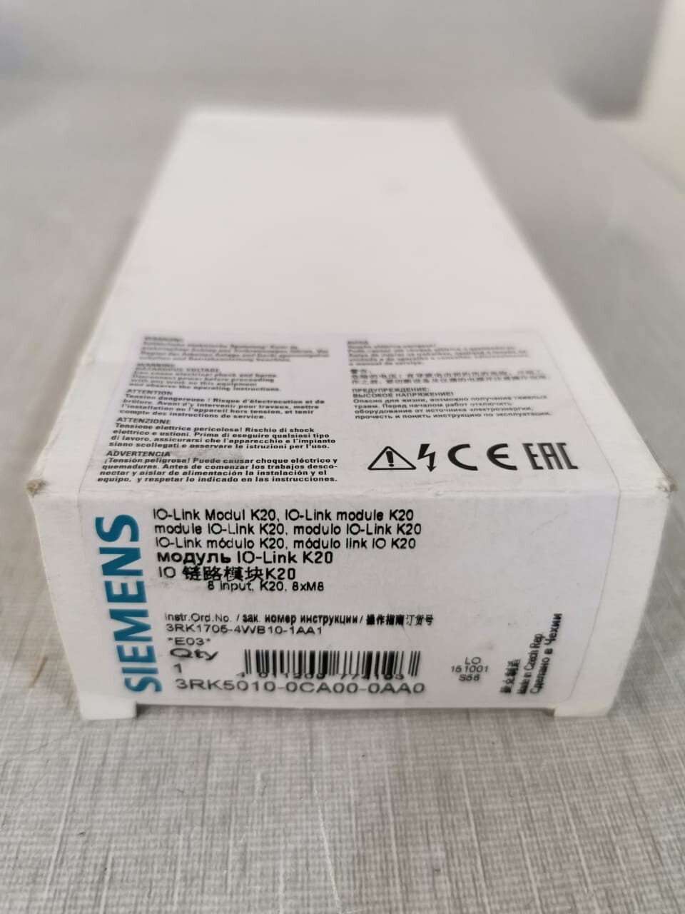 Siemens 3RK5010-0CA00-0AA0 Siemens IO-Link Module K20 3RK5010-0CA00-0AA0 Module 3