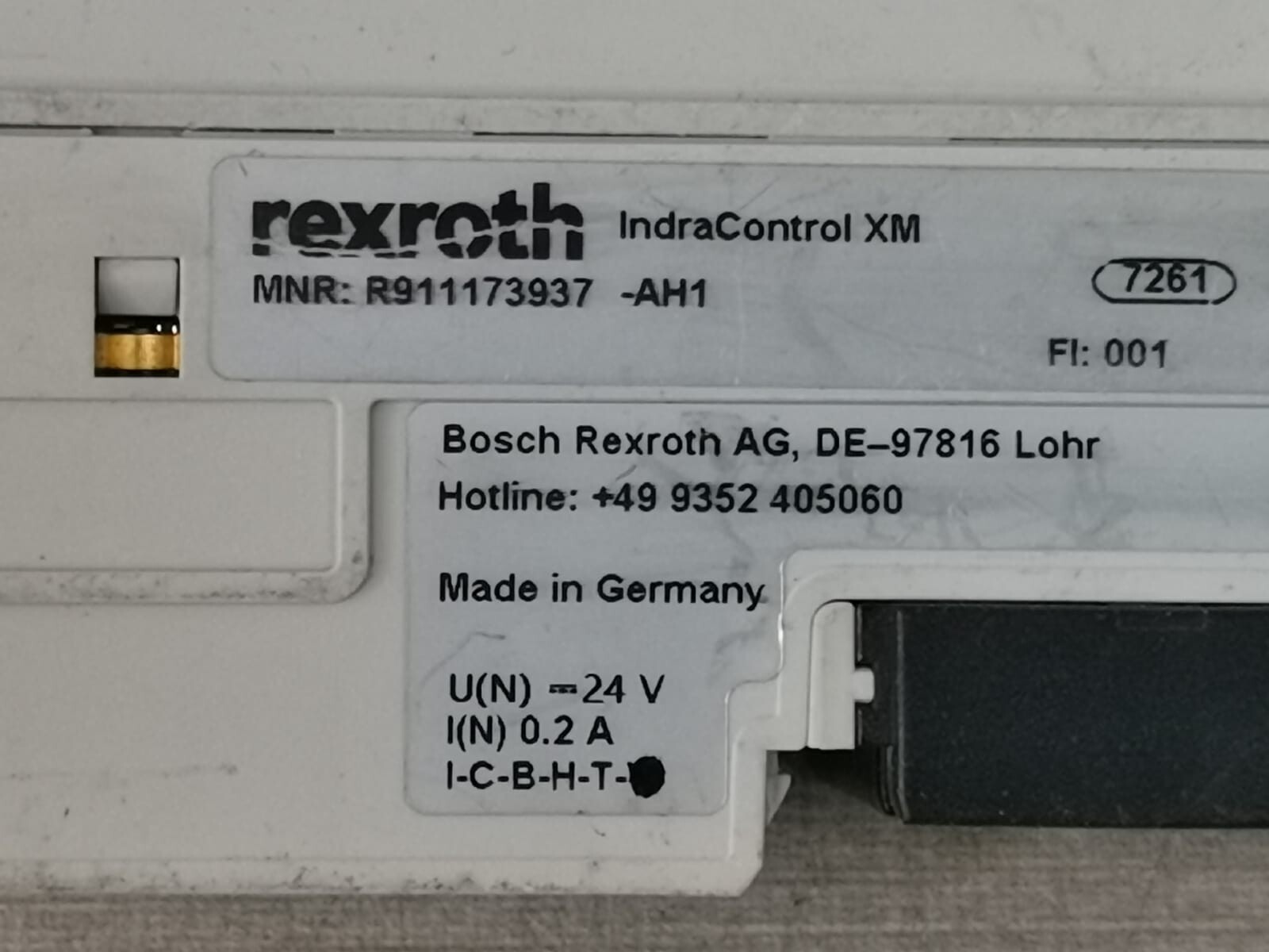 Rexroth R911173937 REXROTH R911173937 -AH1 INDRACONTROL XM 24V 2