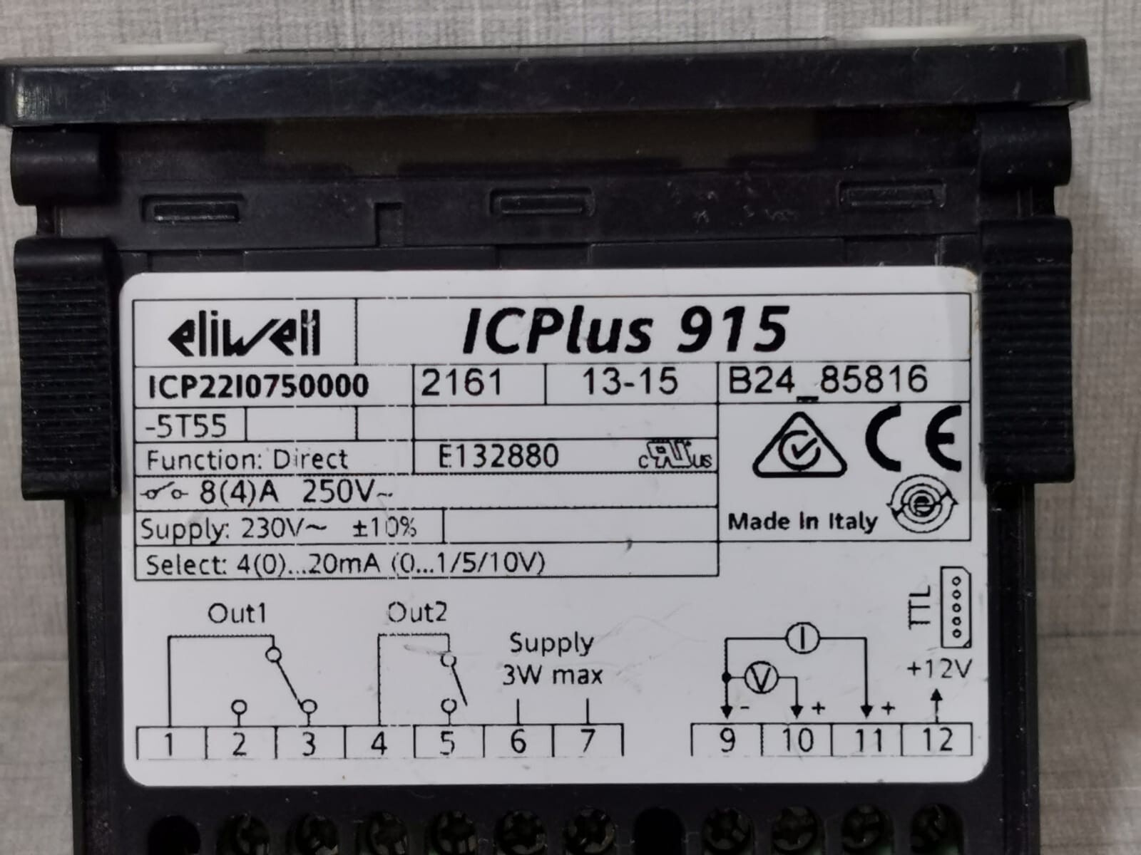 Eliwell ICPLUS 915 Eliwell ICPLUS 915 ICP2210750000 Digital Controller 3
