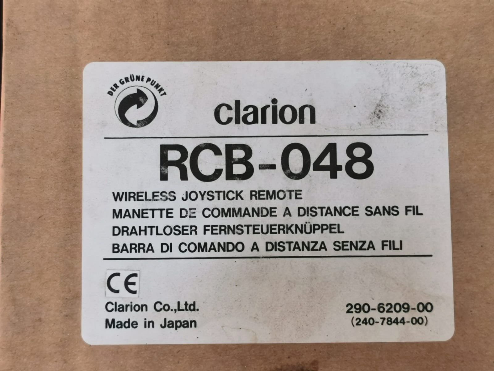 Clarion RCB048 Clarion RCB048 Wireless Joystick Remote RCB-048 2