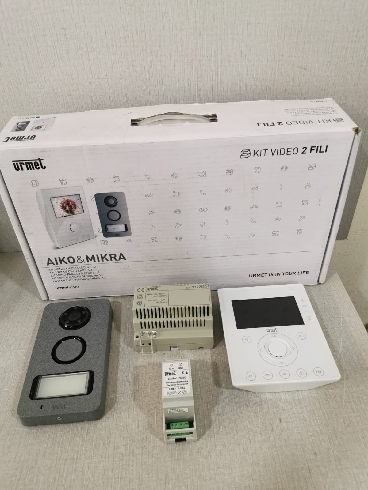 Urmet 1722/81-82 Urmet 1722/81-82 Two Wires One-Family Kit Video Door Phone System 6