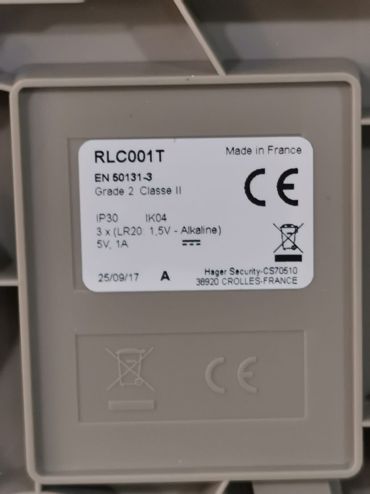 Hager RLC001T Hager RLC001T Kit Central Radio Hager Logisty Alma Series 4