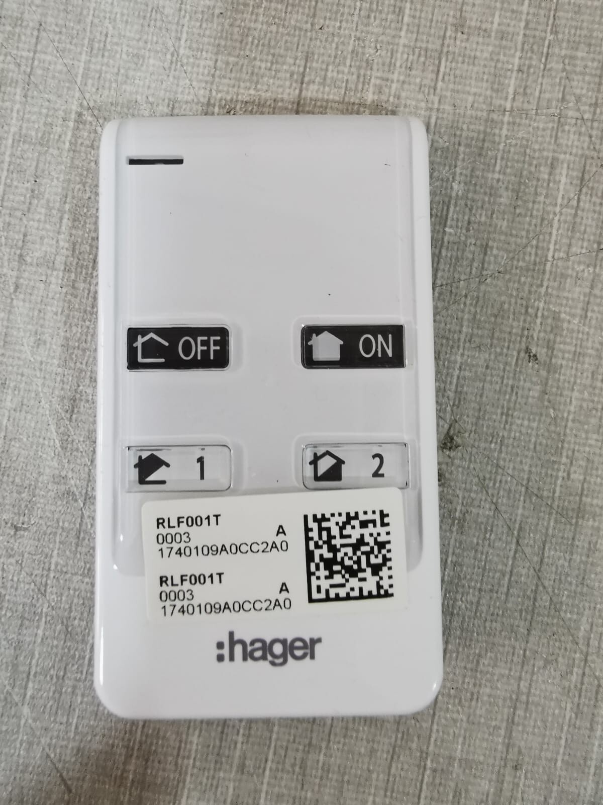 Hager RLC001T Hager RLC001T Kit Central Radio Hager Logisty Alma Series 8