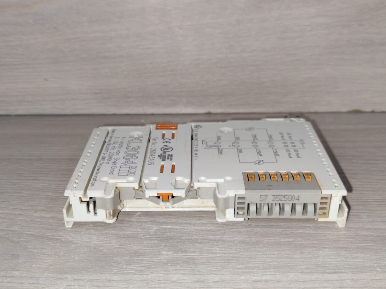 Beckhoff KL3064 BECKHOFF KL3064 Bus Terminal 4-Channel Analog Input 6