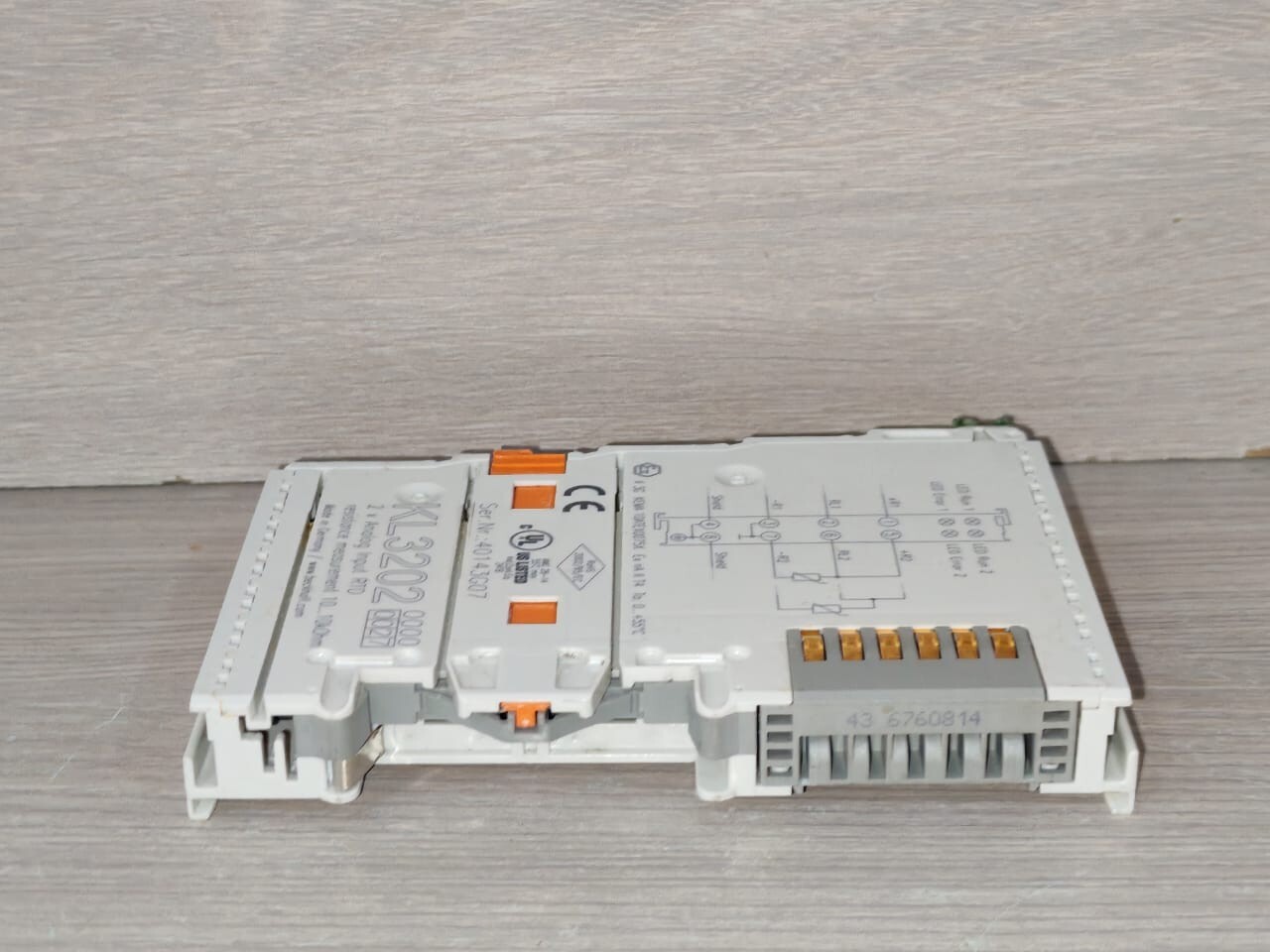 Beckhoff KL3202 BECKHOFF KL3202 2x Analog Input RTD 8
