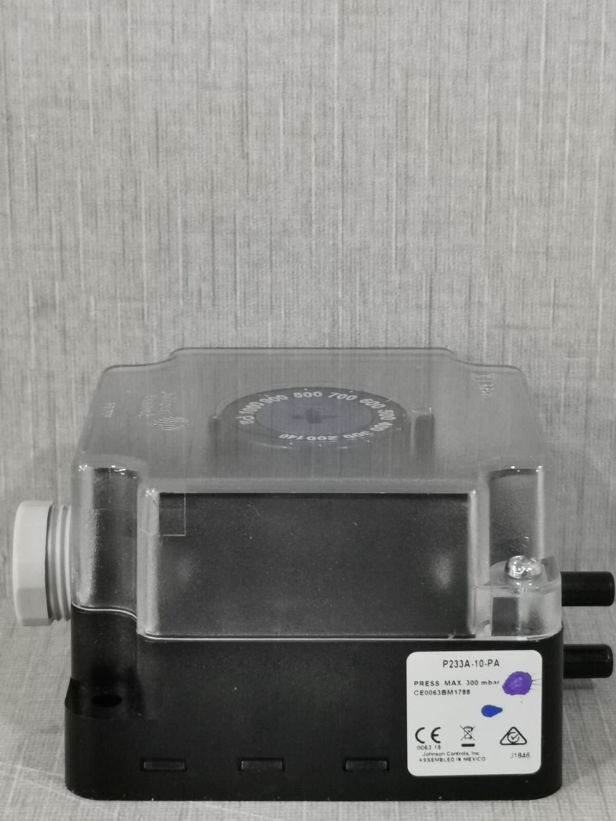 Johnson Controls P233A-10-PHC Johnson Controls P233A-10-PHC Differential Air Pressure Switch 5