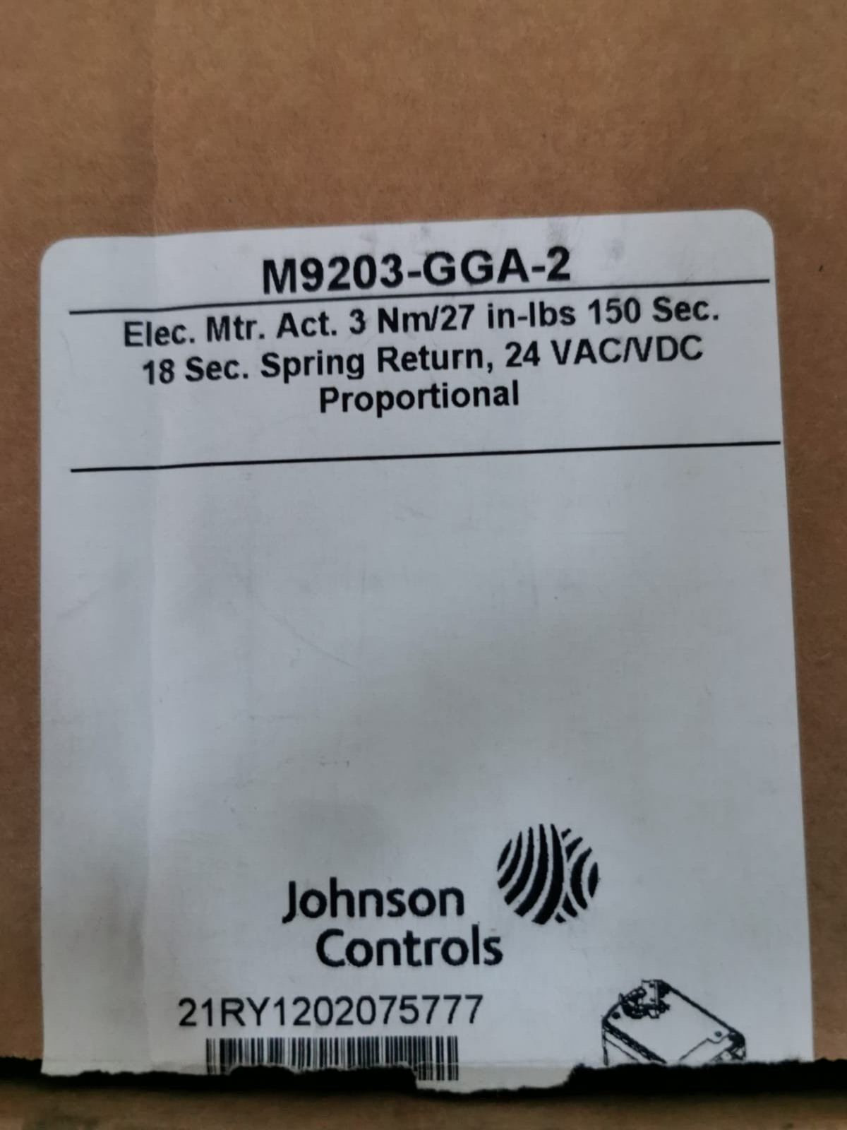 Johnson Controls M9203-GGA-2 Johnson Controls M9203-GGA-2 Electric Actuator 2