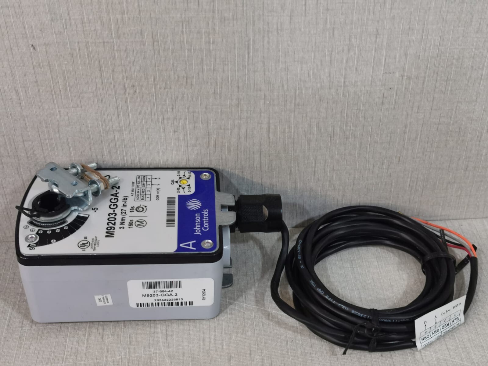 Johnson Controls M9203-GGA-2 Johnson Controls M9203-GGA-2 Electric Actuator 6