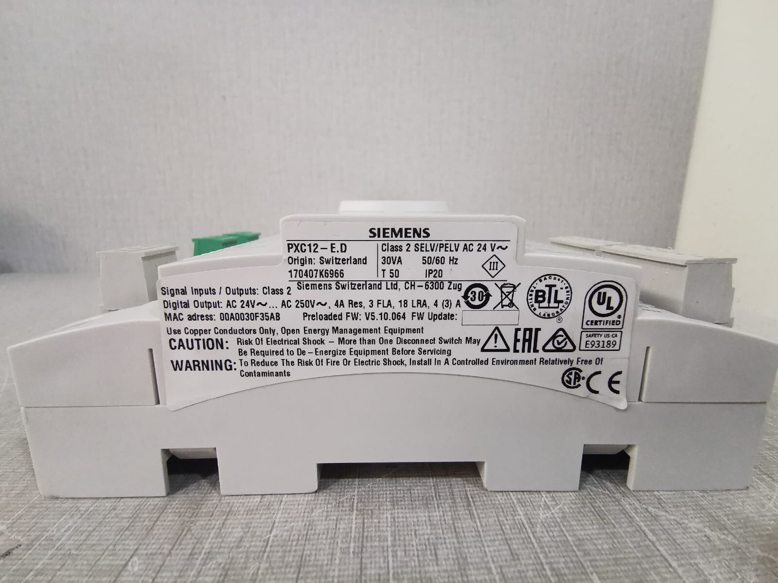 Siemens PXC12-E.D Siemens PXC12-E.D Automation Station PXC12 4