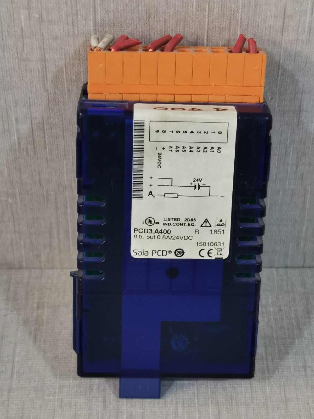 SAIA BURGESS PCD3.A400 SAIA BURGESS PCD3.A400 OUTPUT MODULE 9