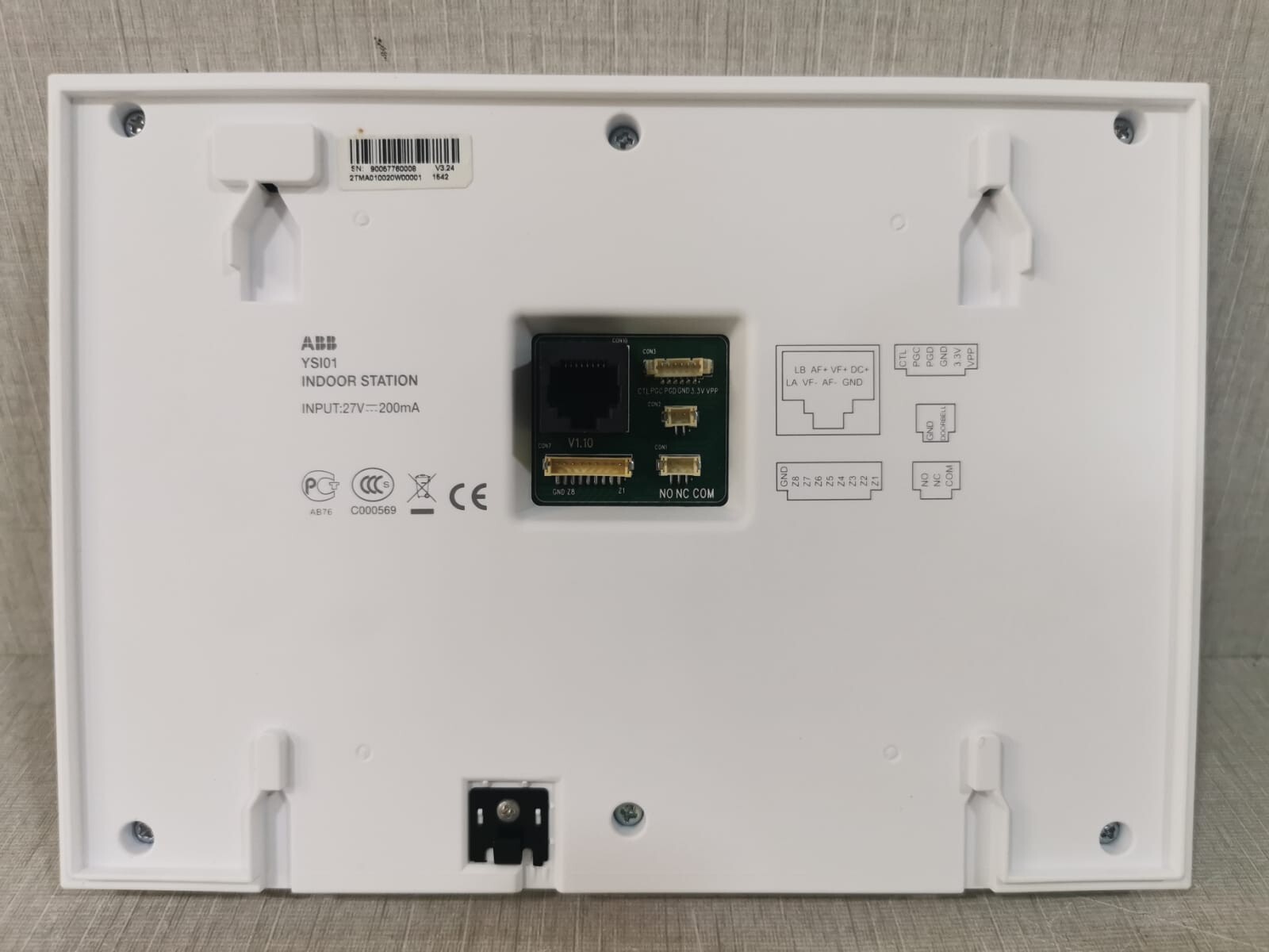 ABB 2TMA010020W00001 ABB YSI01 Indoor Station 2TMA010020W00001 ABB-Welcome 8 Series 5