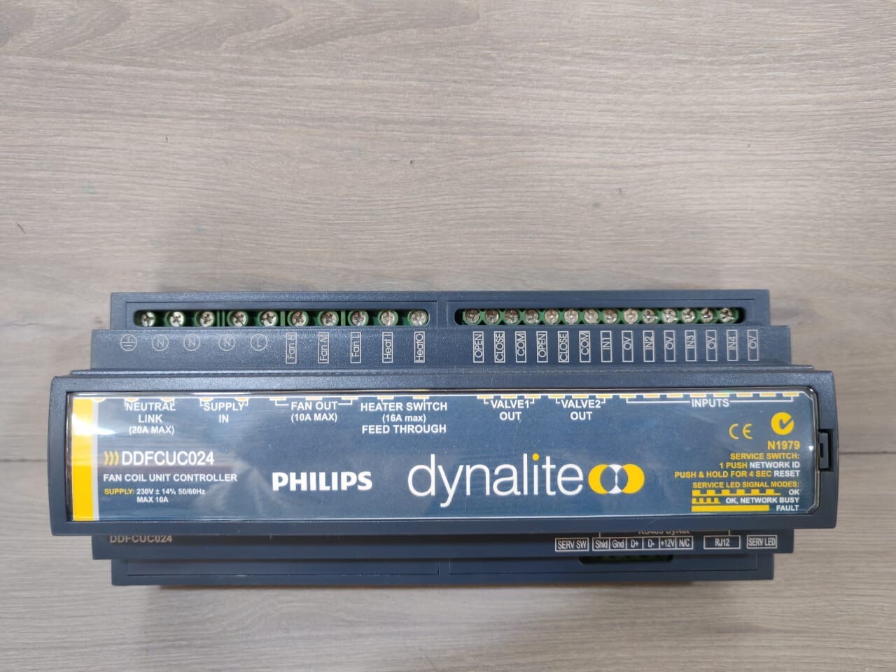 PHILIPS DYNALITE DDFCUC024 FAN COIL UNIT CONTROLLER
