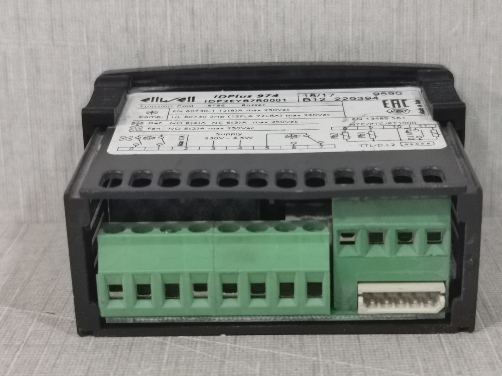 ELIWELL IDP2EYB7R0001 ELIWELL IDPlus 974 IDP2EYB7R0001 ELECTRONIC CONTROLLER 250V 7