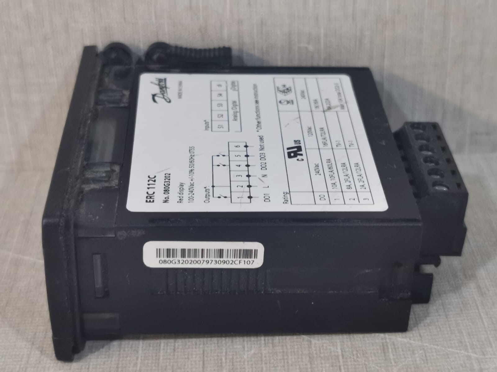 Danfoss 080G3202 Danfoss ERC 112C 080G3202 Red Display 5