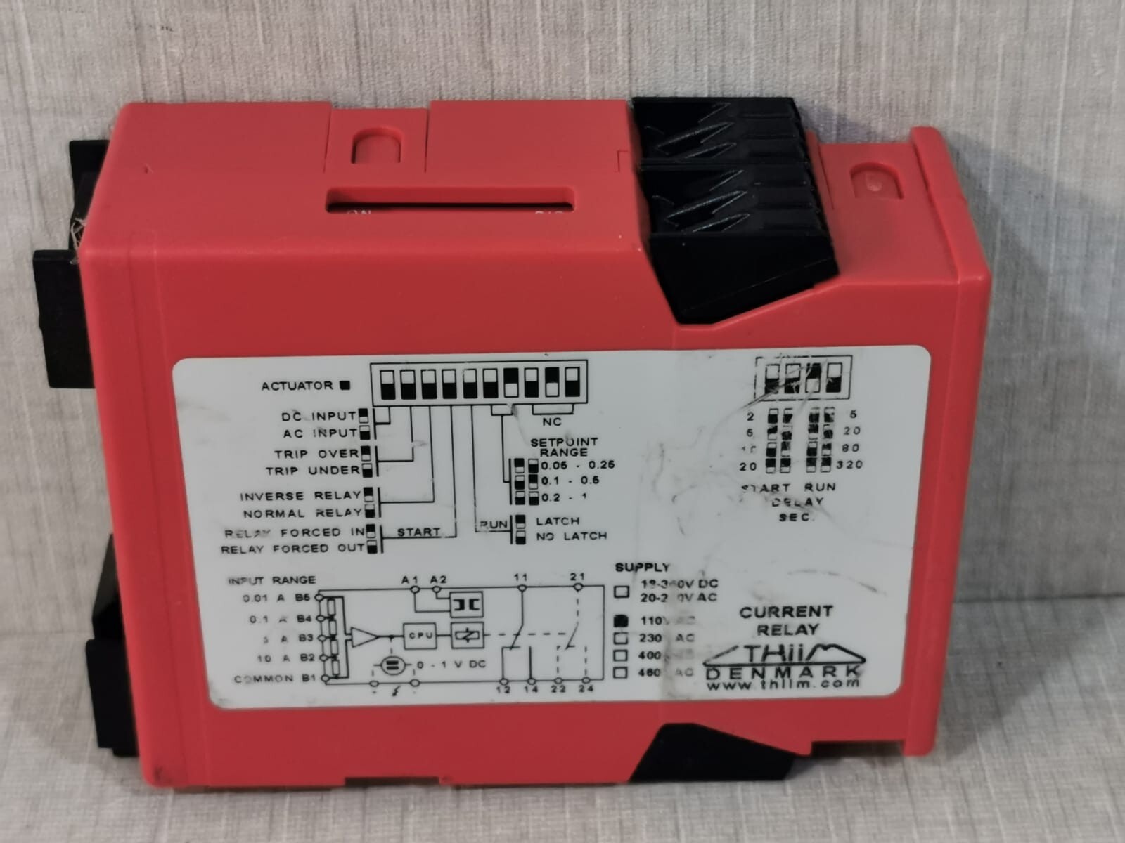 UNKNOWN B110 Thiim IMCA B110 DA3C Multifunction Current Measuring Relay 3