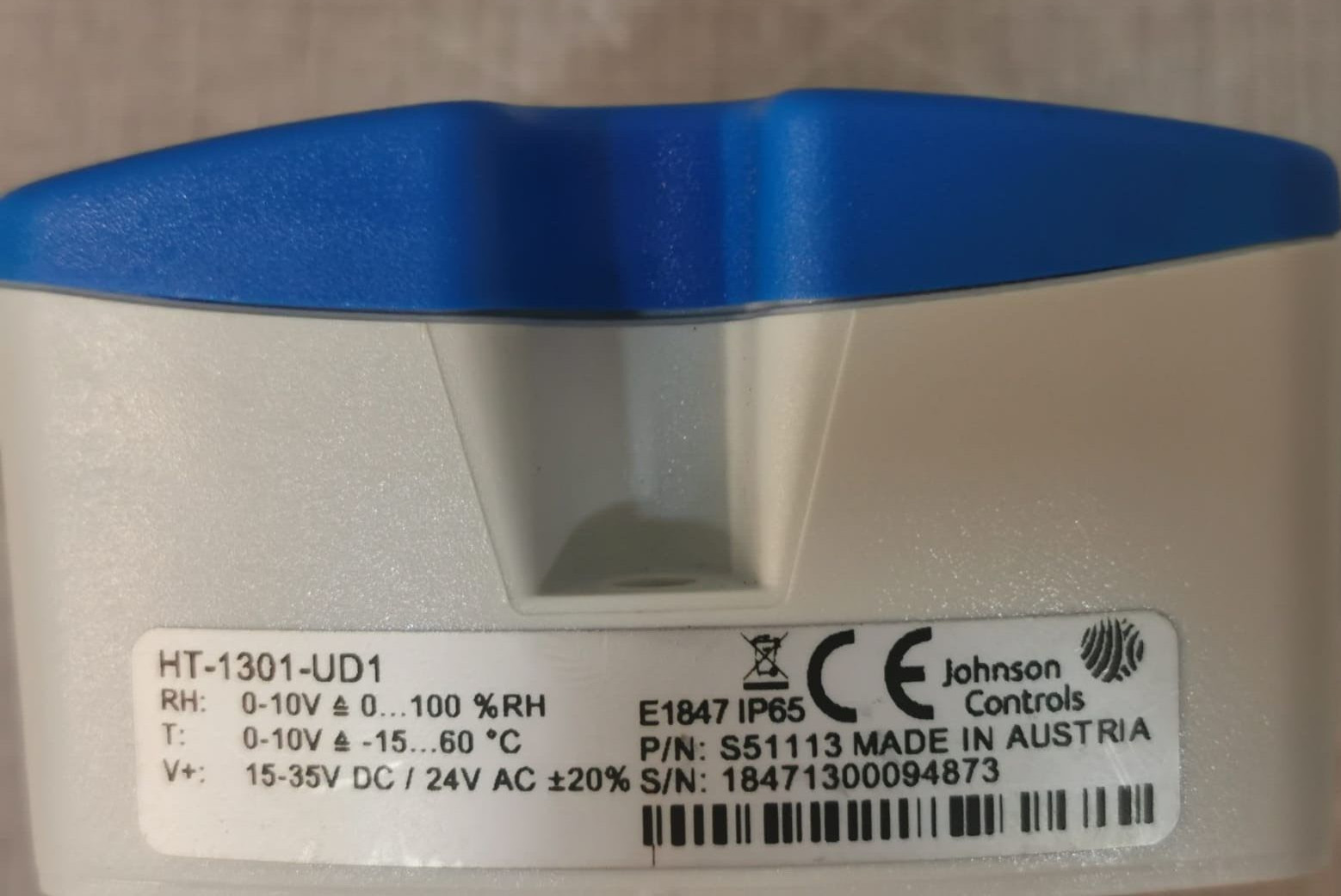 Johnson Controls HT-1301-UD1 Johnson Controls HT-1301-UD1 Humidity Sensor 2