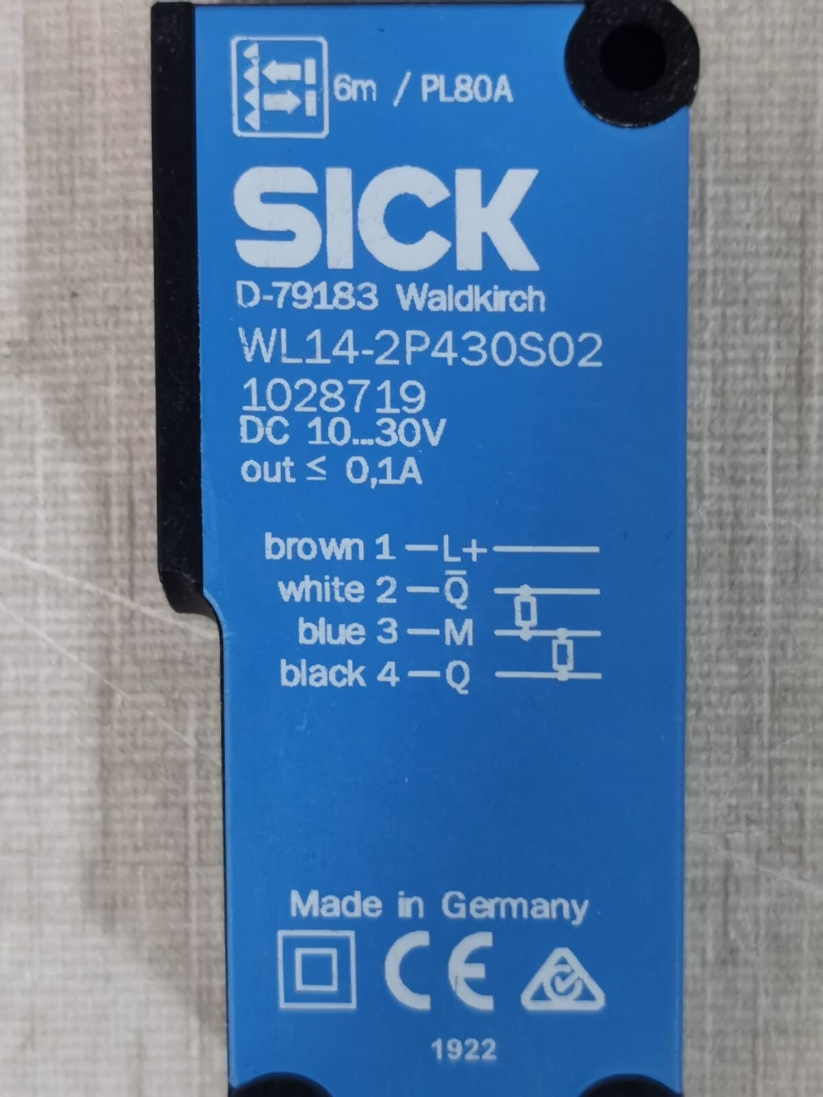 SICK WL14-2P430S02 SICK D-79183 WL14-2P430S02 DC 10...30 V 2