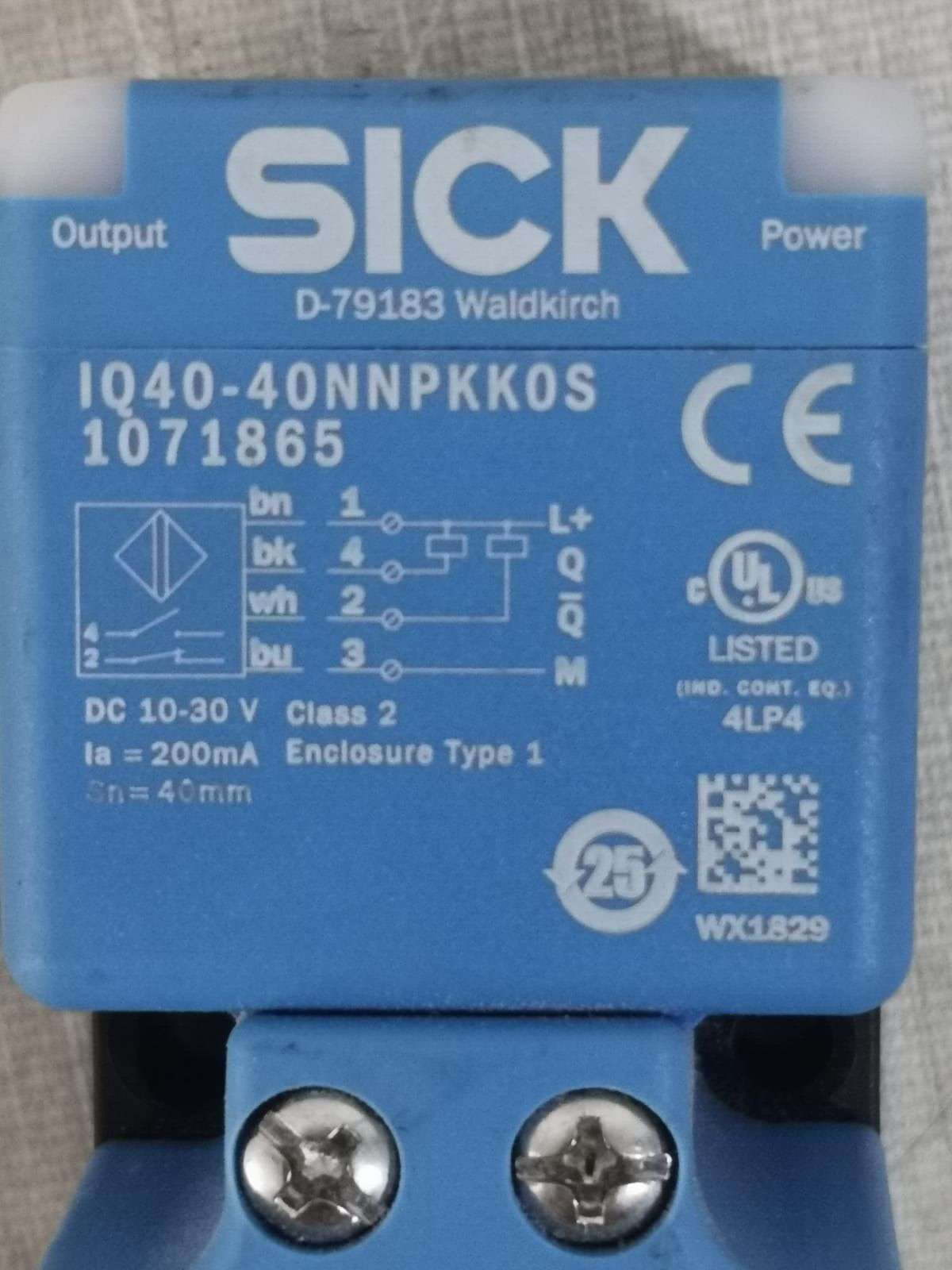 SICK IQ40-40NNPKK0S SICK IQ40-40NNPKK0S Inductive Proximity Sensors 2