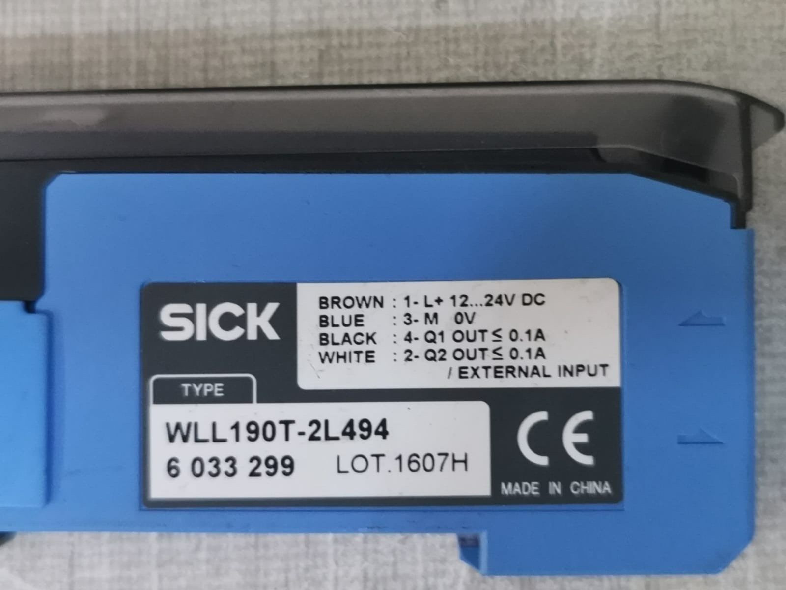 SICK WLL190T-2L494 SICK WLL190T-2L494 Fiber-optic Sensors 2