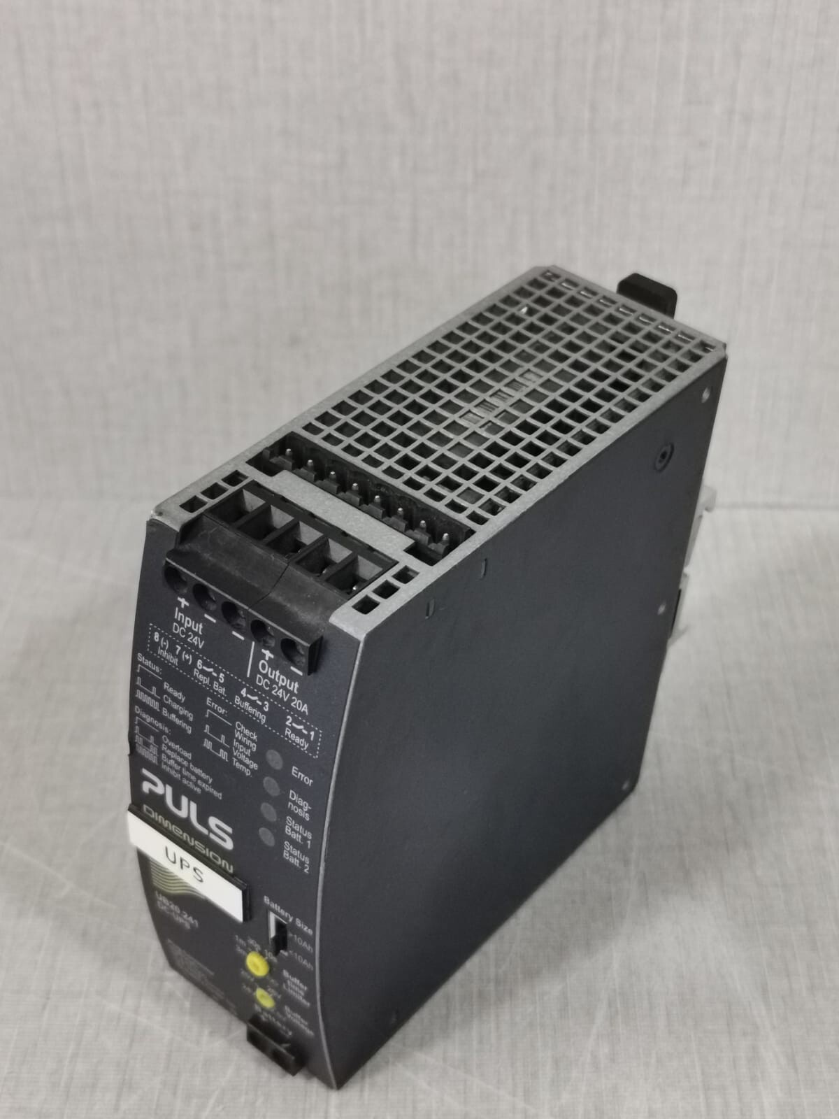 PULS UB20.241 PULS UB20.241 DC-UPS 24V, 20A, UPS Control Unit 480W 4